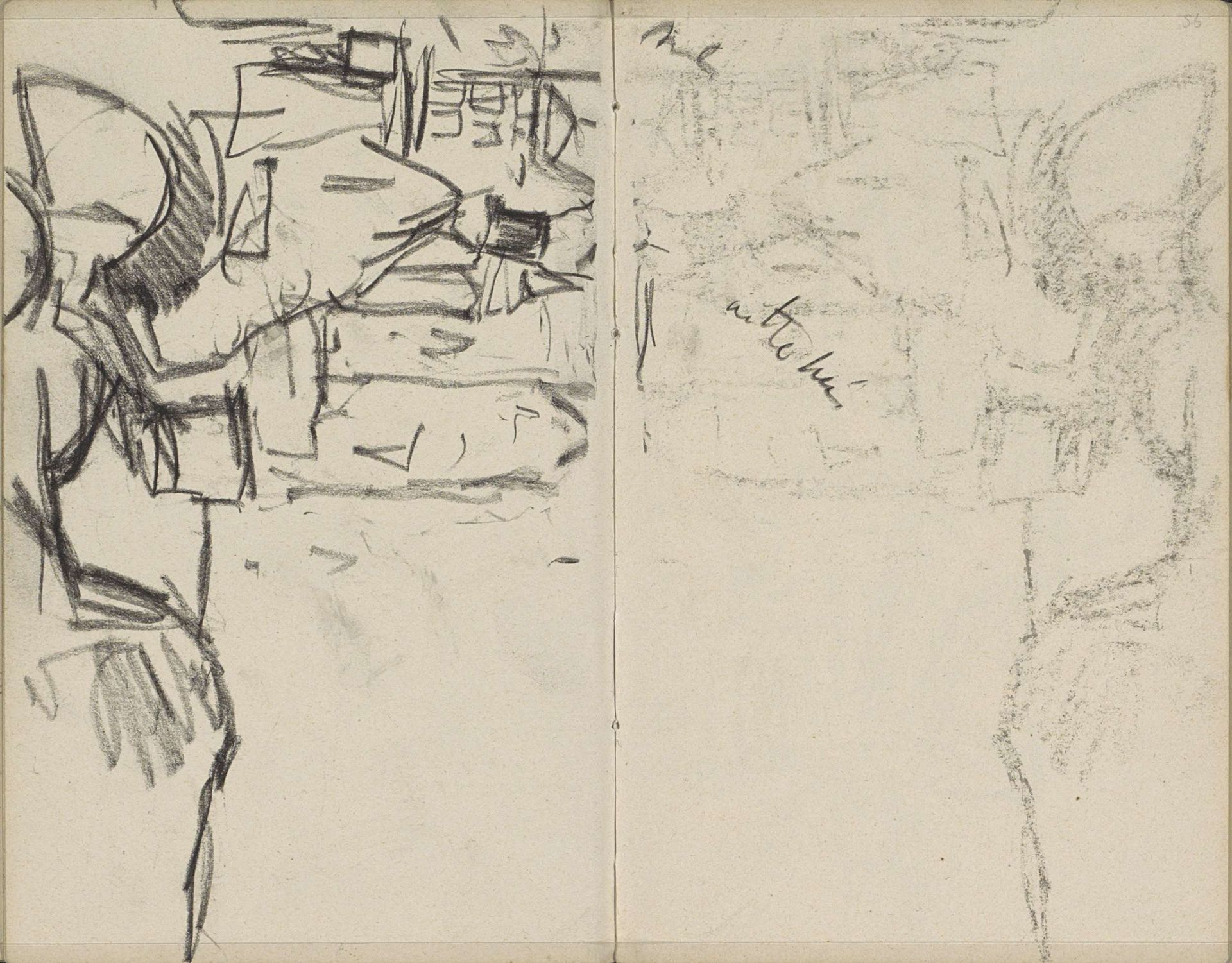 Koetsier voor gebouwen te Amsterdam by George Hendrik Breitner