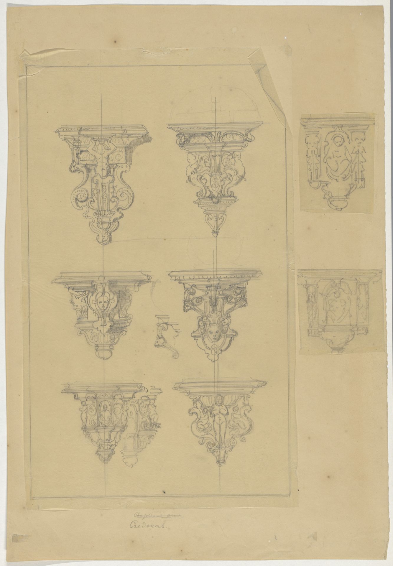 Acht consoles by Firma Feuchère