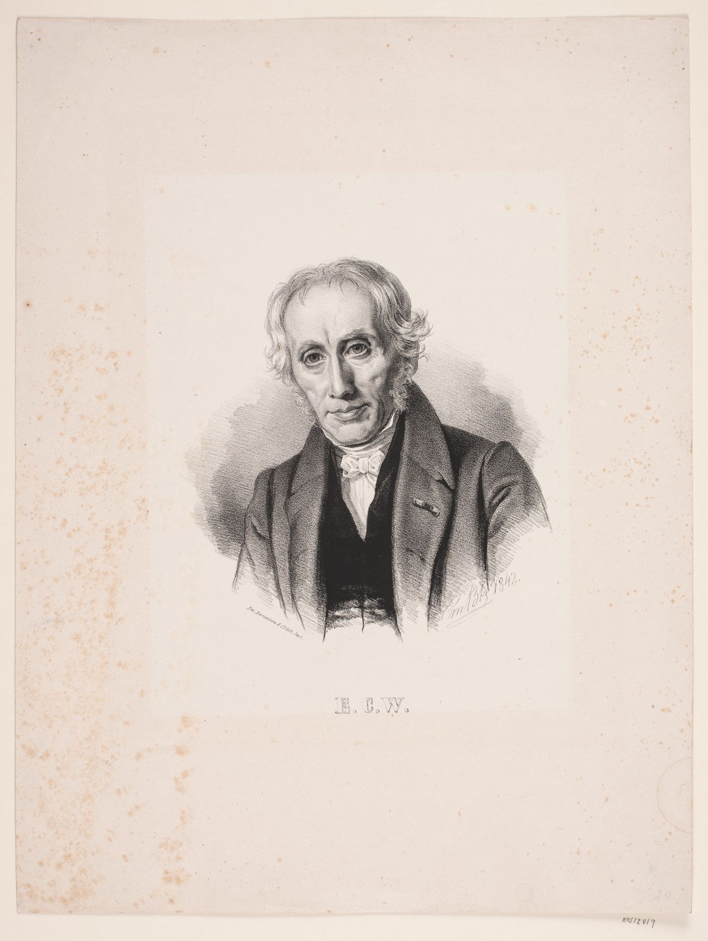 E. C. Werlauff by Emil Ditlev Bærentzen