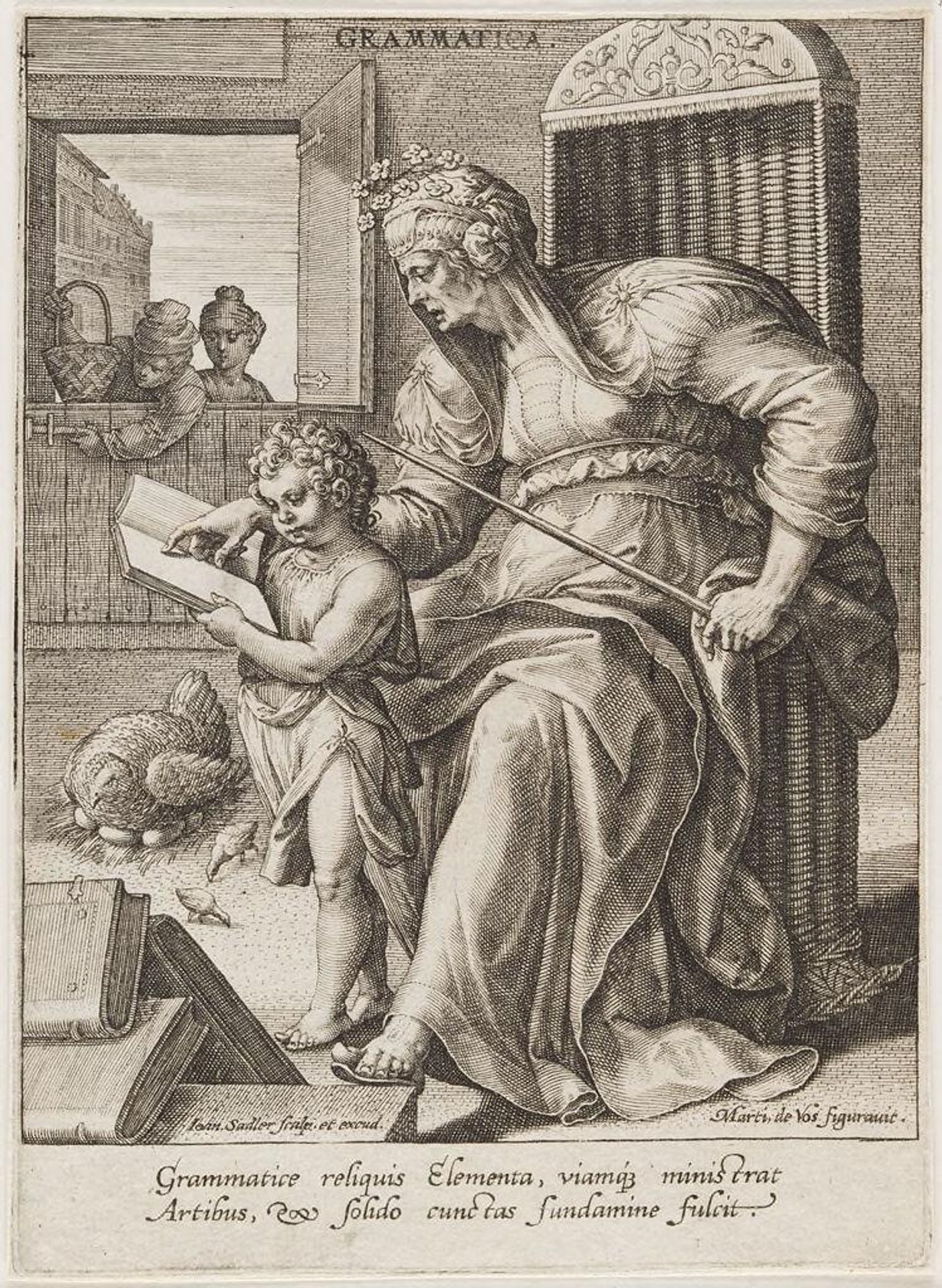 Grammar by Johann Sadeler I