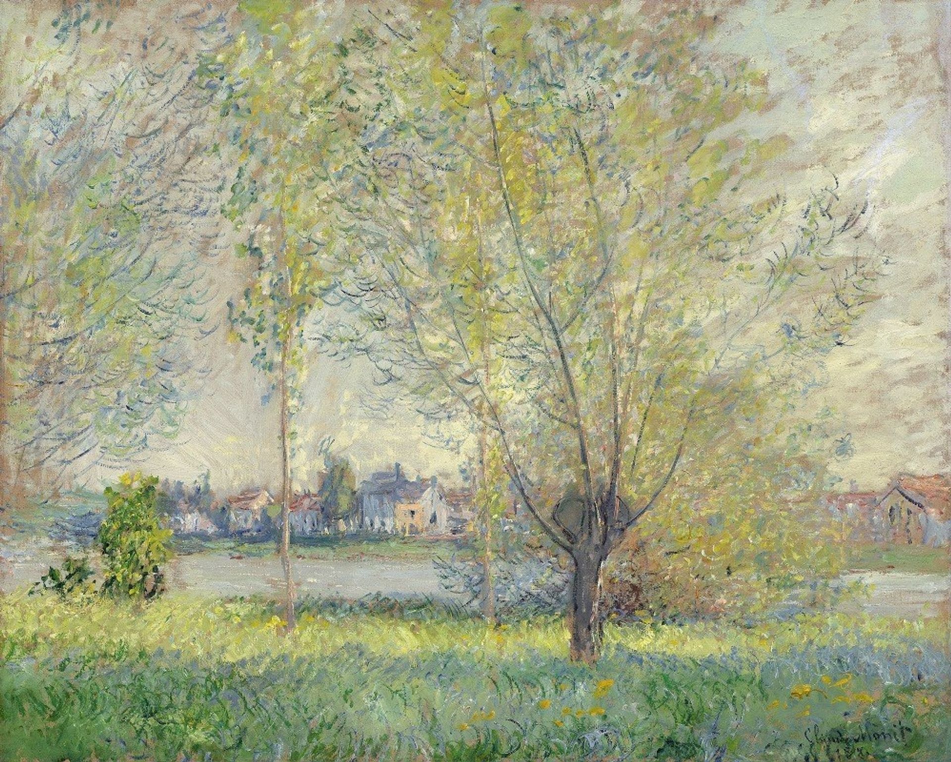 The Willows by Claude Monet