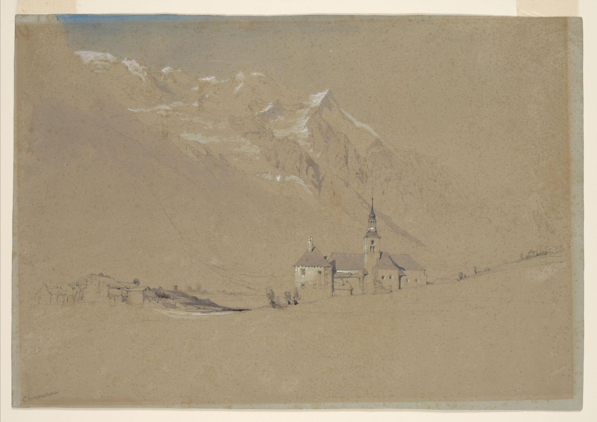 View of Chamonix by John Ruskin