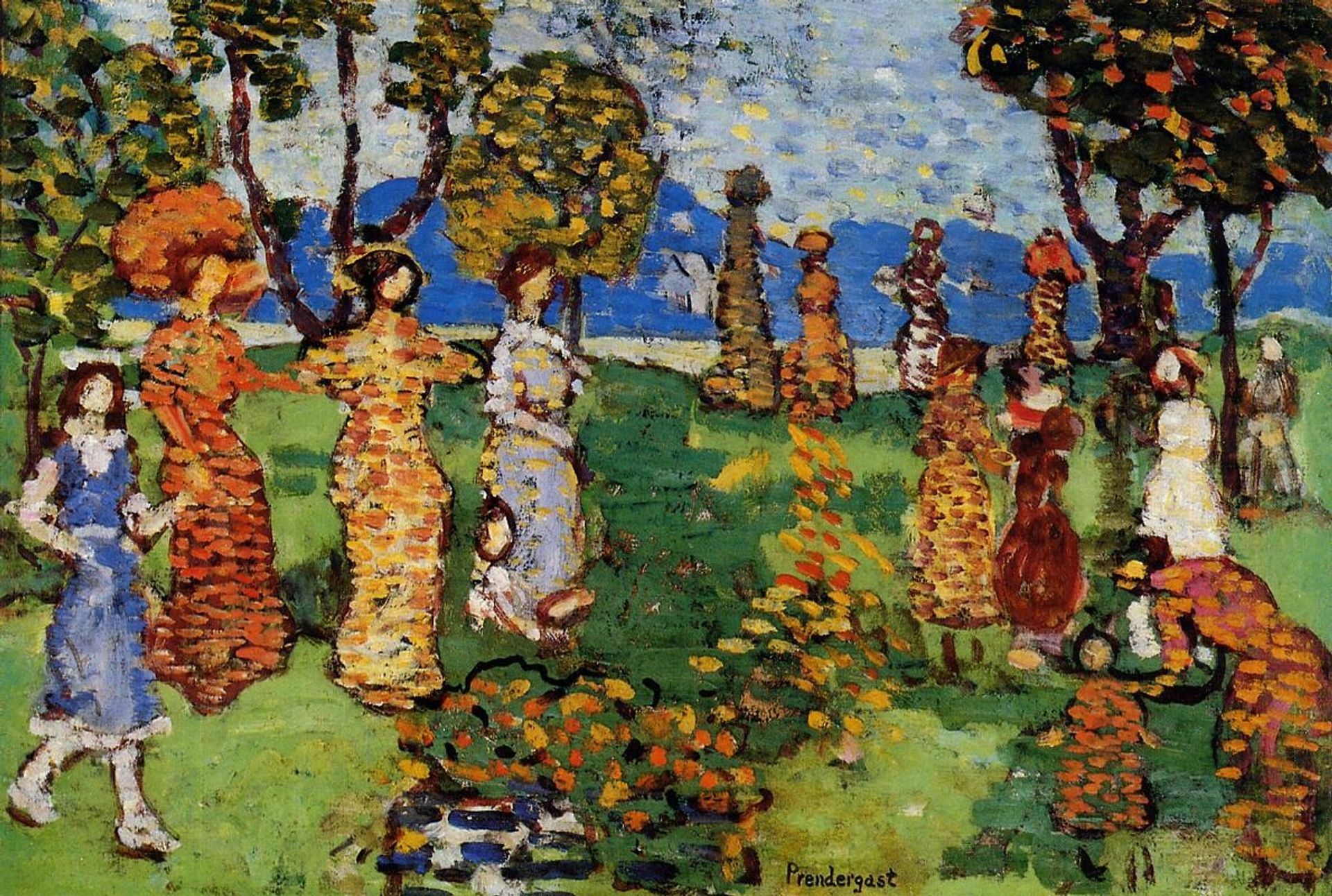 A Day in the Country by Maurice Prendergast