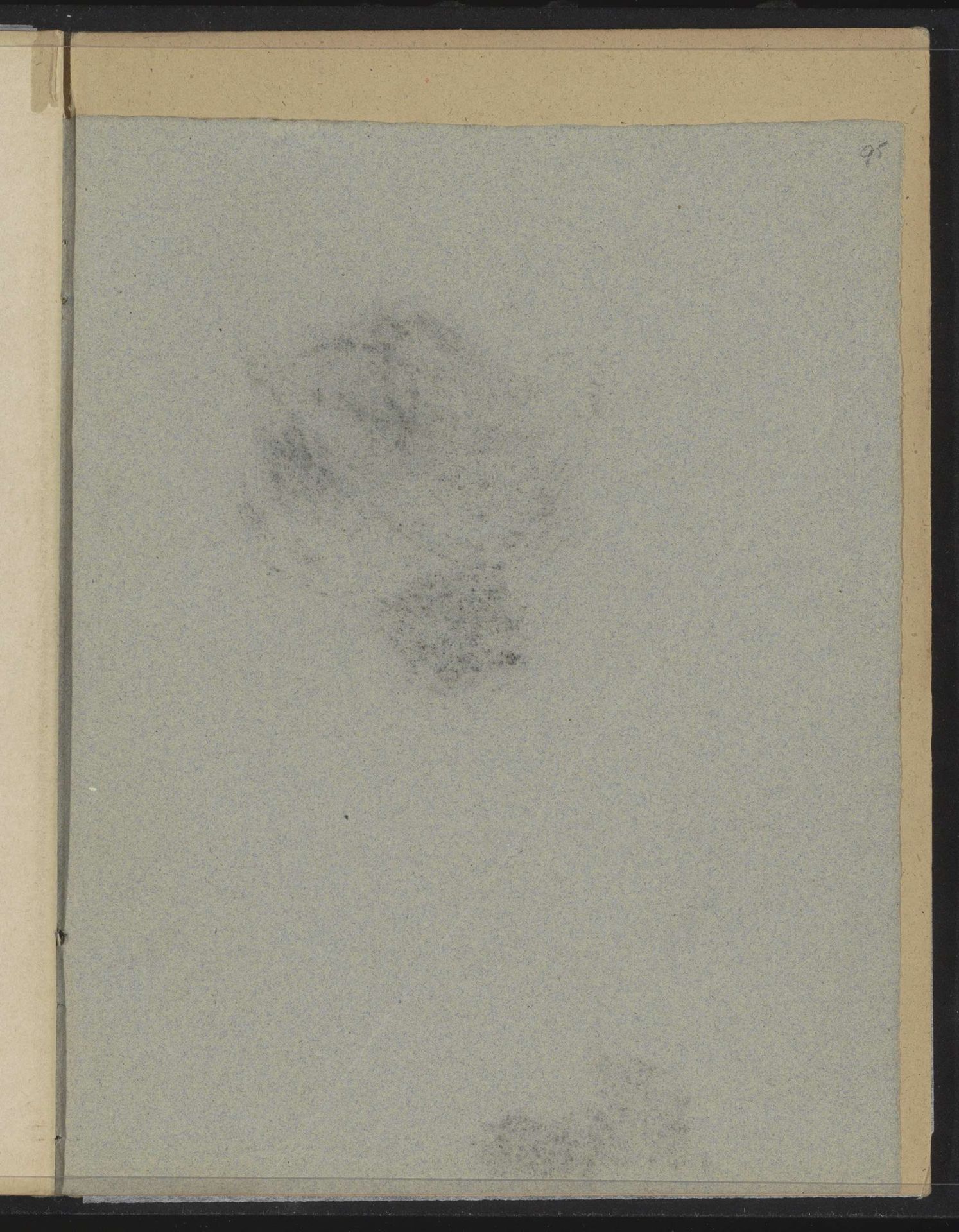 Abklatsch van de krijttekening op pagina 94 by Willem Witsen
