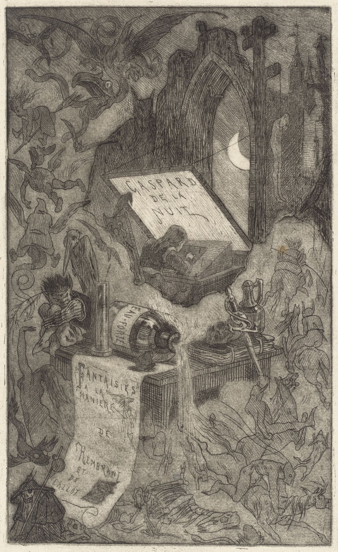 Gaspard de la Nuit by Felicien Rops