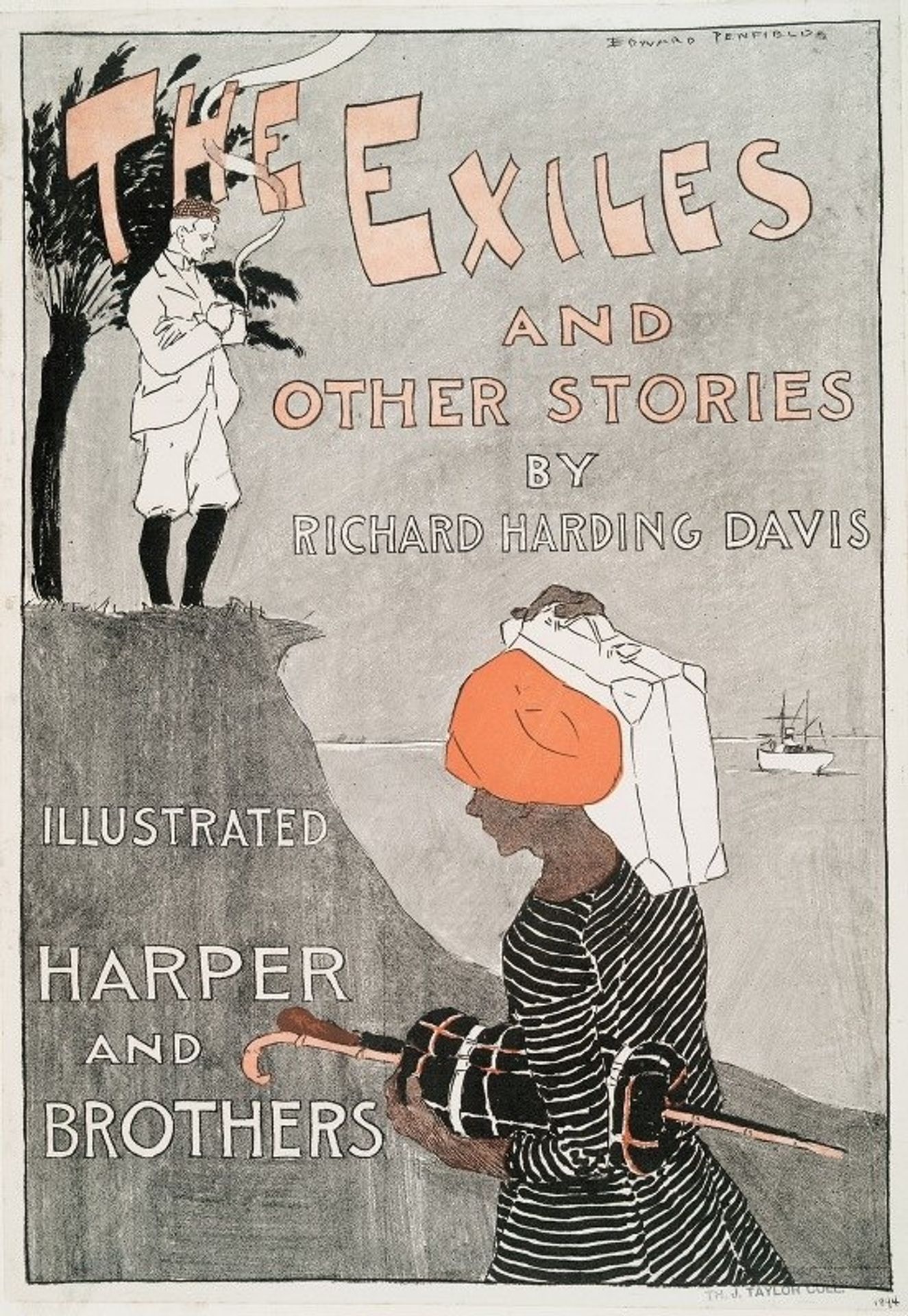 The Exiles & Other Stories by Richard Harding Davis by Edward Penfield
