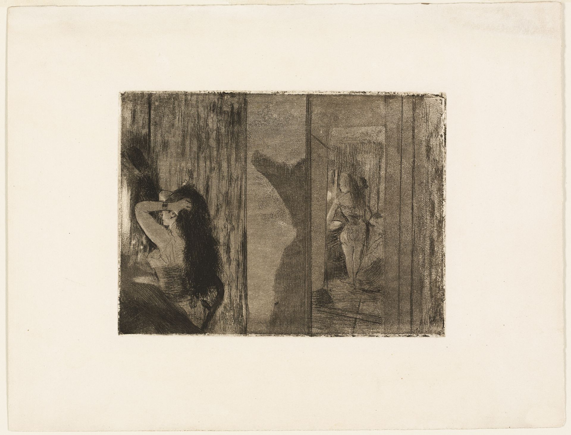 Actresses in Their Dressing Rooms by Edgar Degas