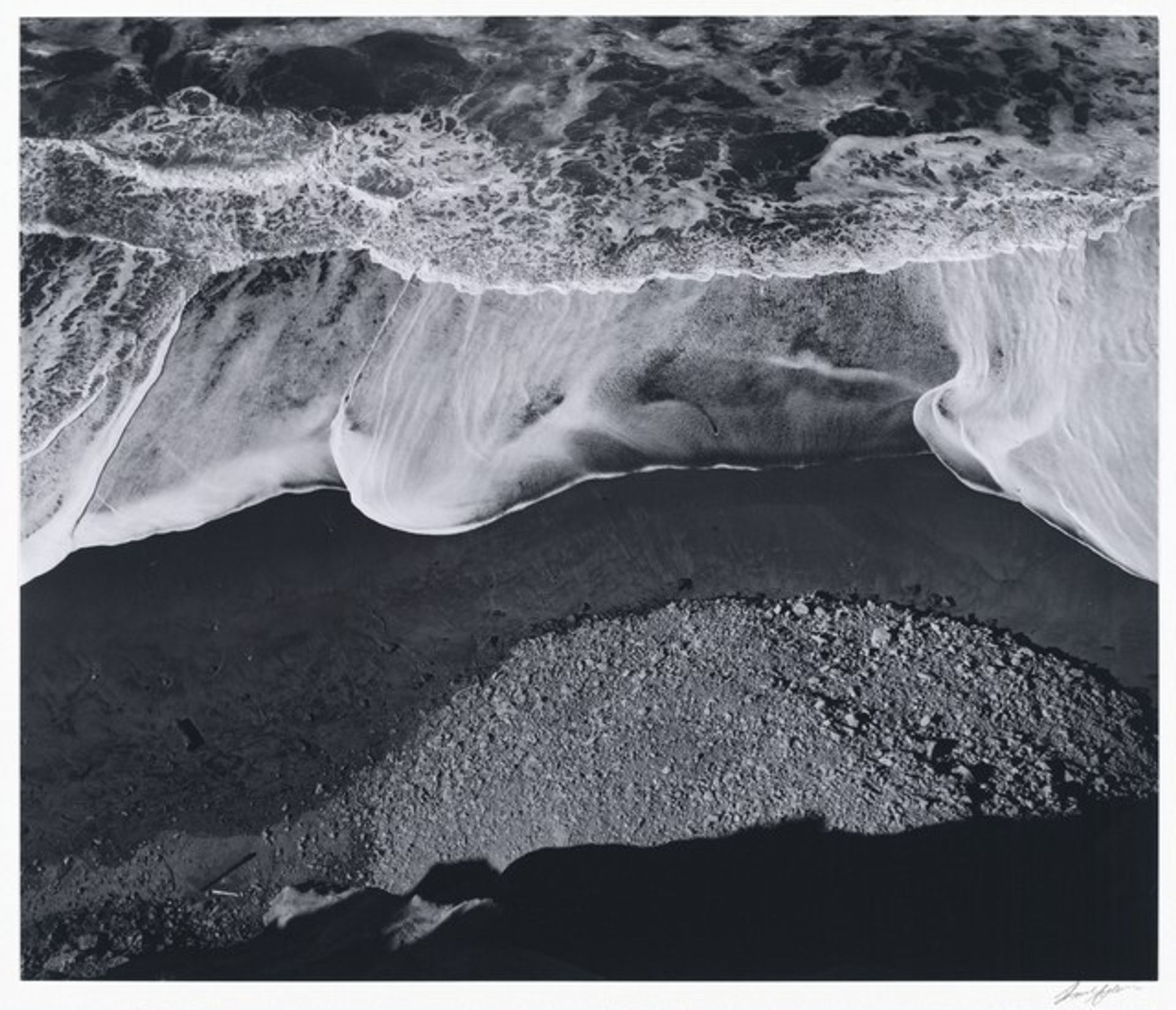 Surf Sequence 3, San Mateo County Coast, California by Ansel Adams