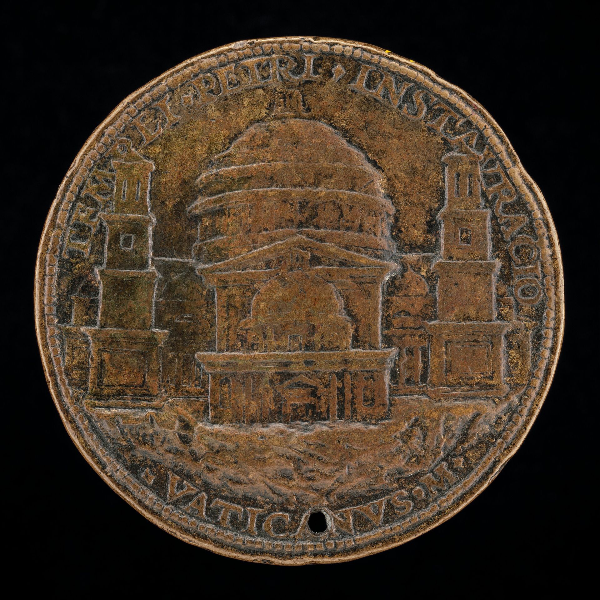 View of Saint Peter's [reverse] by Caradosso Foppa