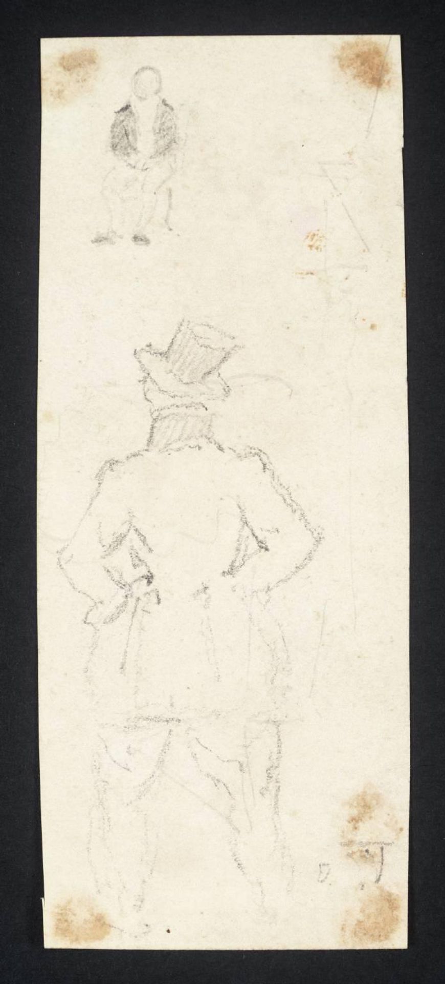 [title not known] Verso: Sketches of Buildings by British School