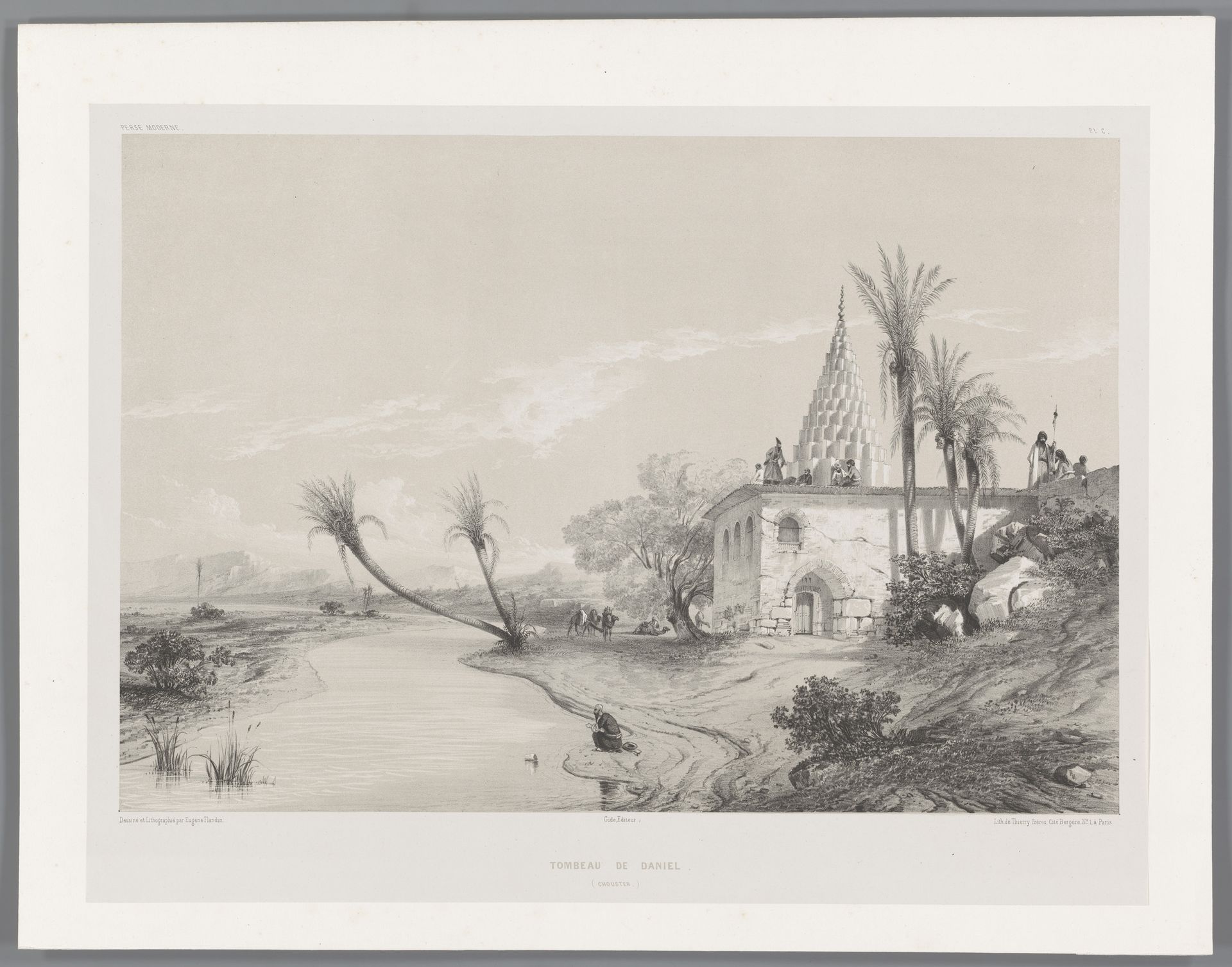 Shush-Daniel in Susa, Iran by Eugène Flandin