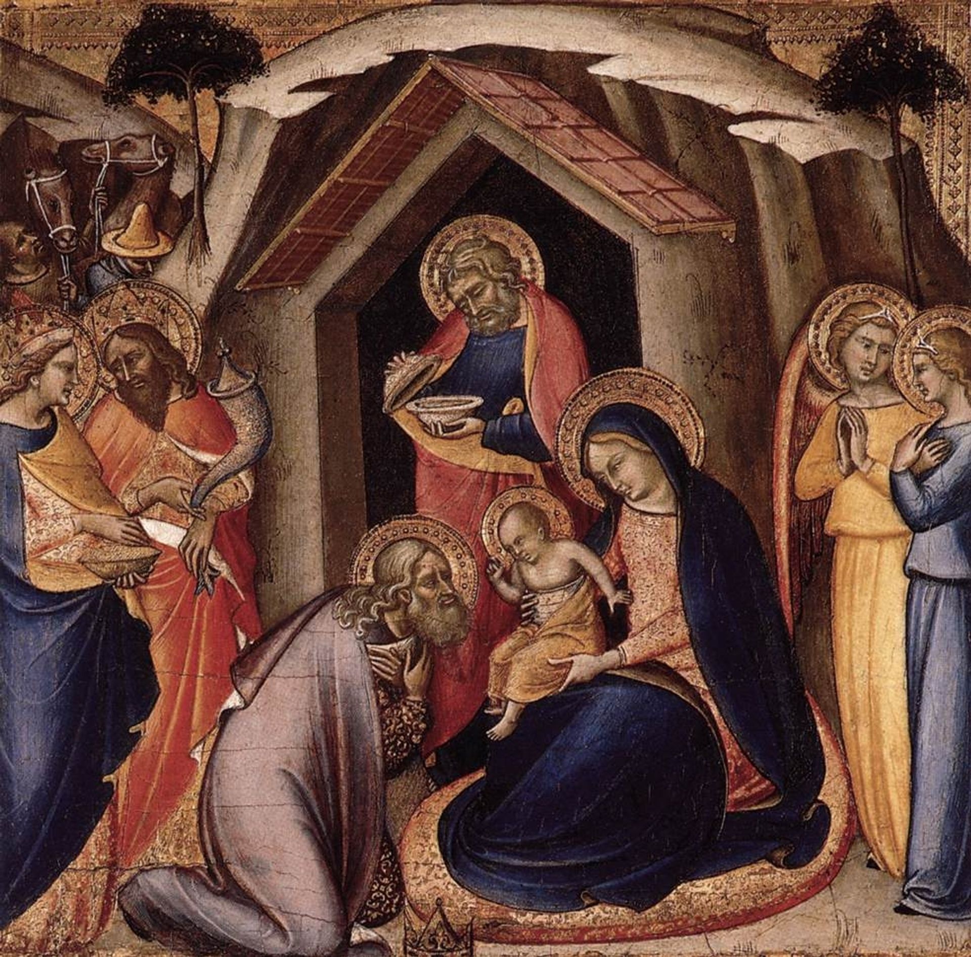 The Adoration of the Magi by Luca di Tommé