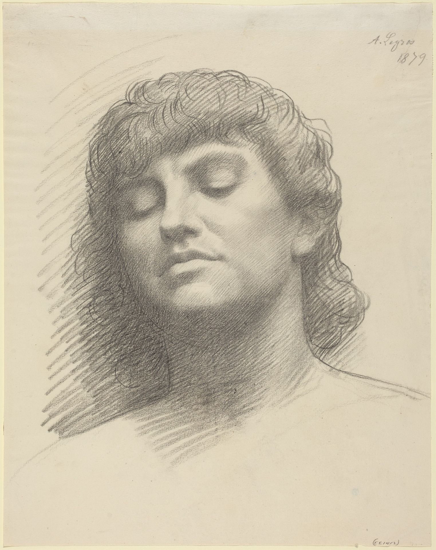 Head by Alphonse Legros