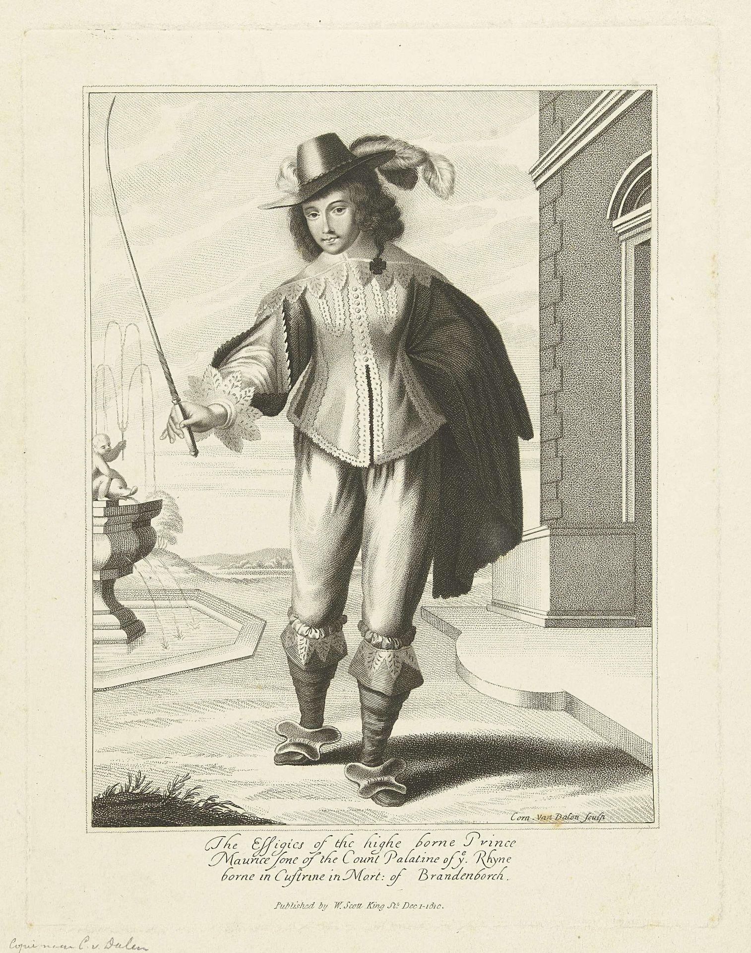 Portret van Maurits van de Palts by Anonymous