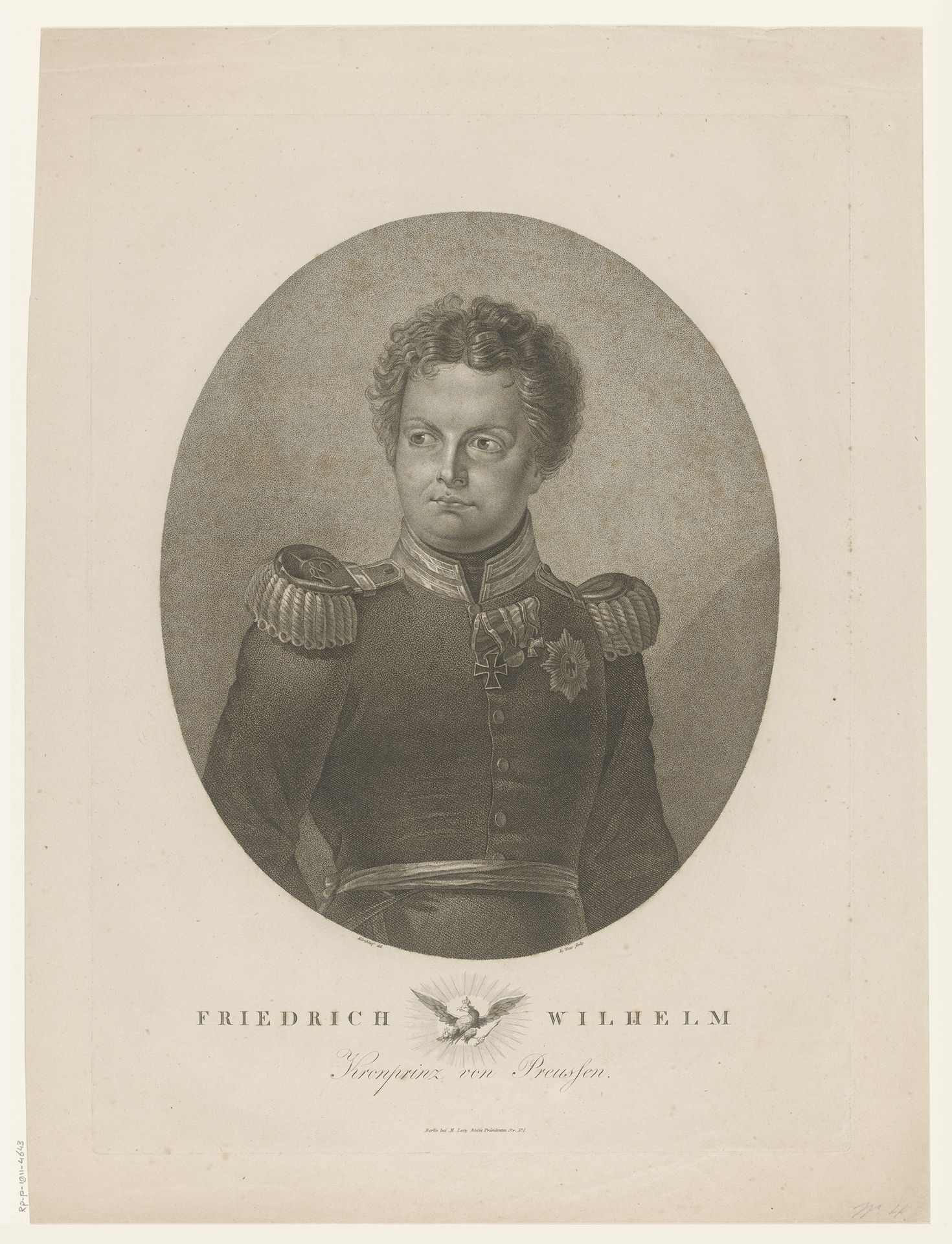Portret van Friedrich Wilhelm IV by L. Haas