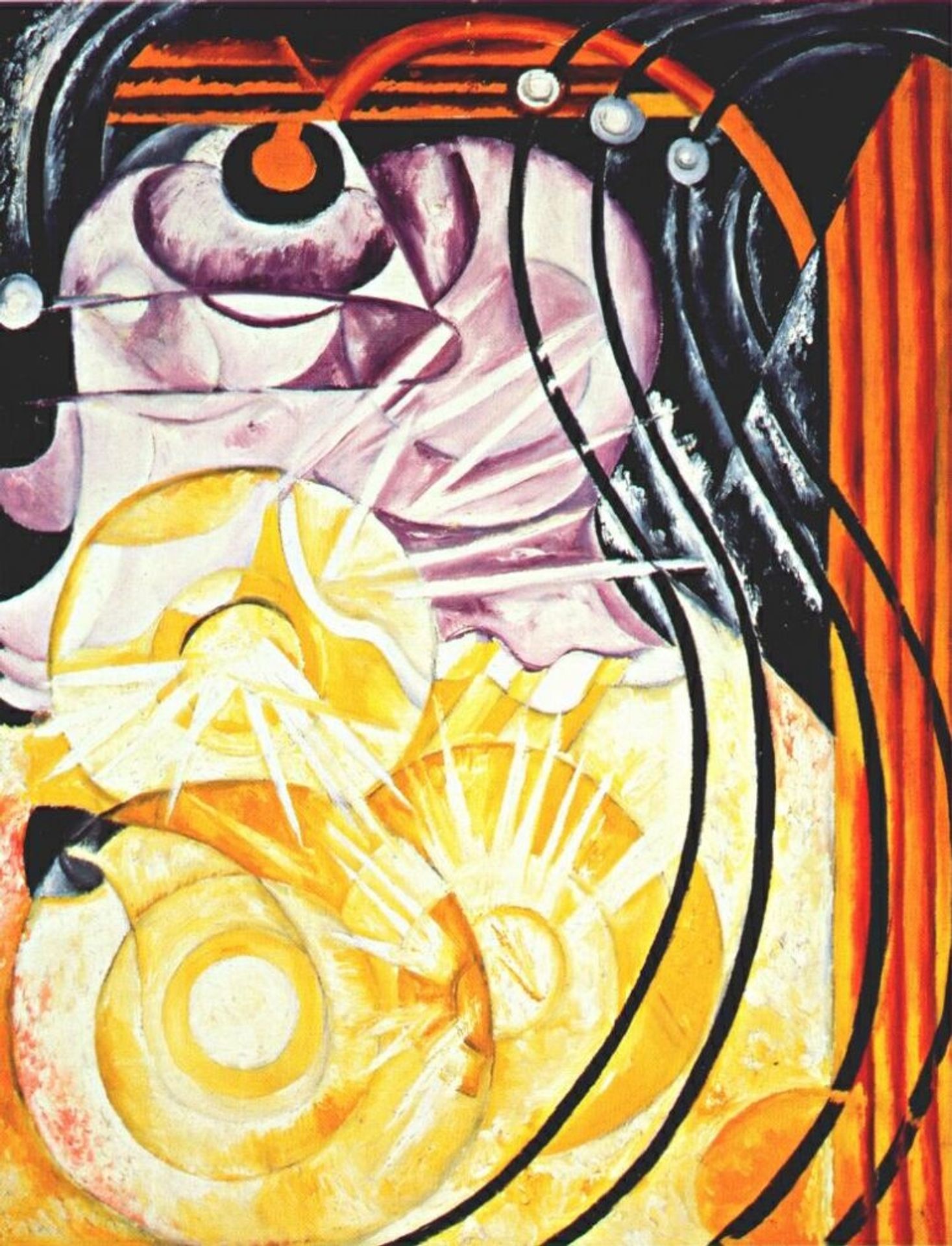 Electric lamp by Natalia Goncharova
