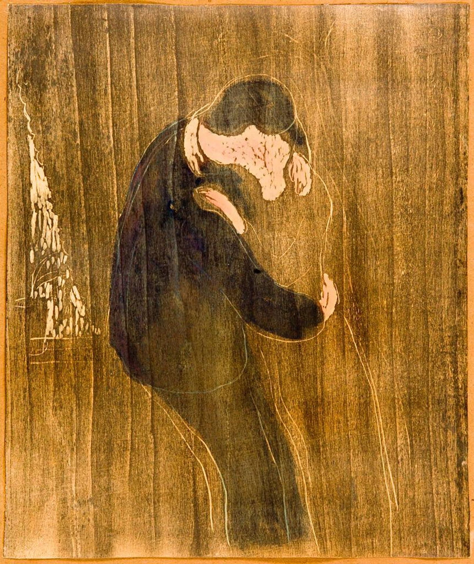 The Kiss I by Edvard Munch