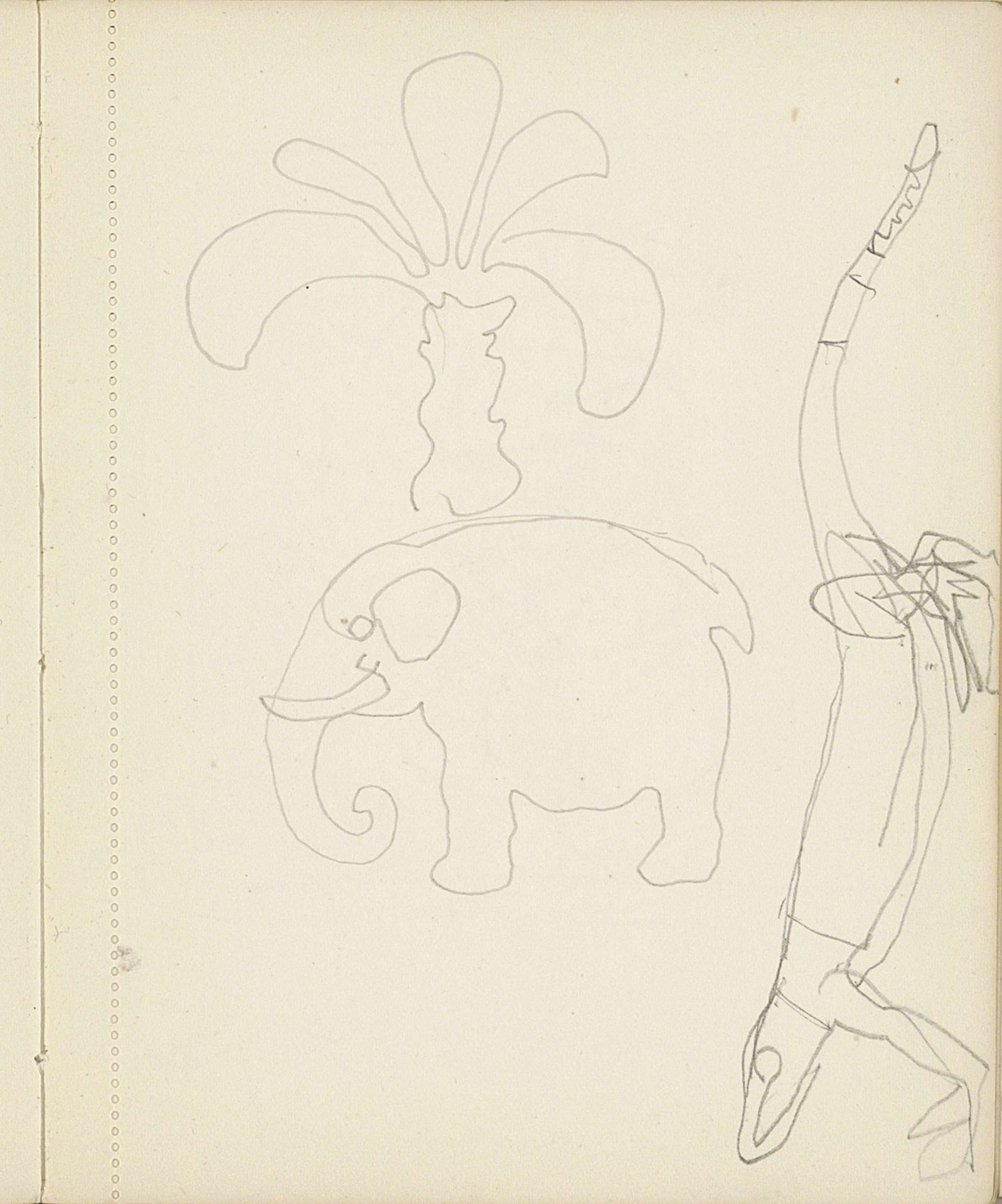 Palmboom, een olifant en een gekko by Reijer Stolk