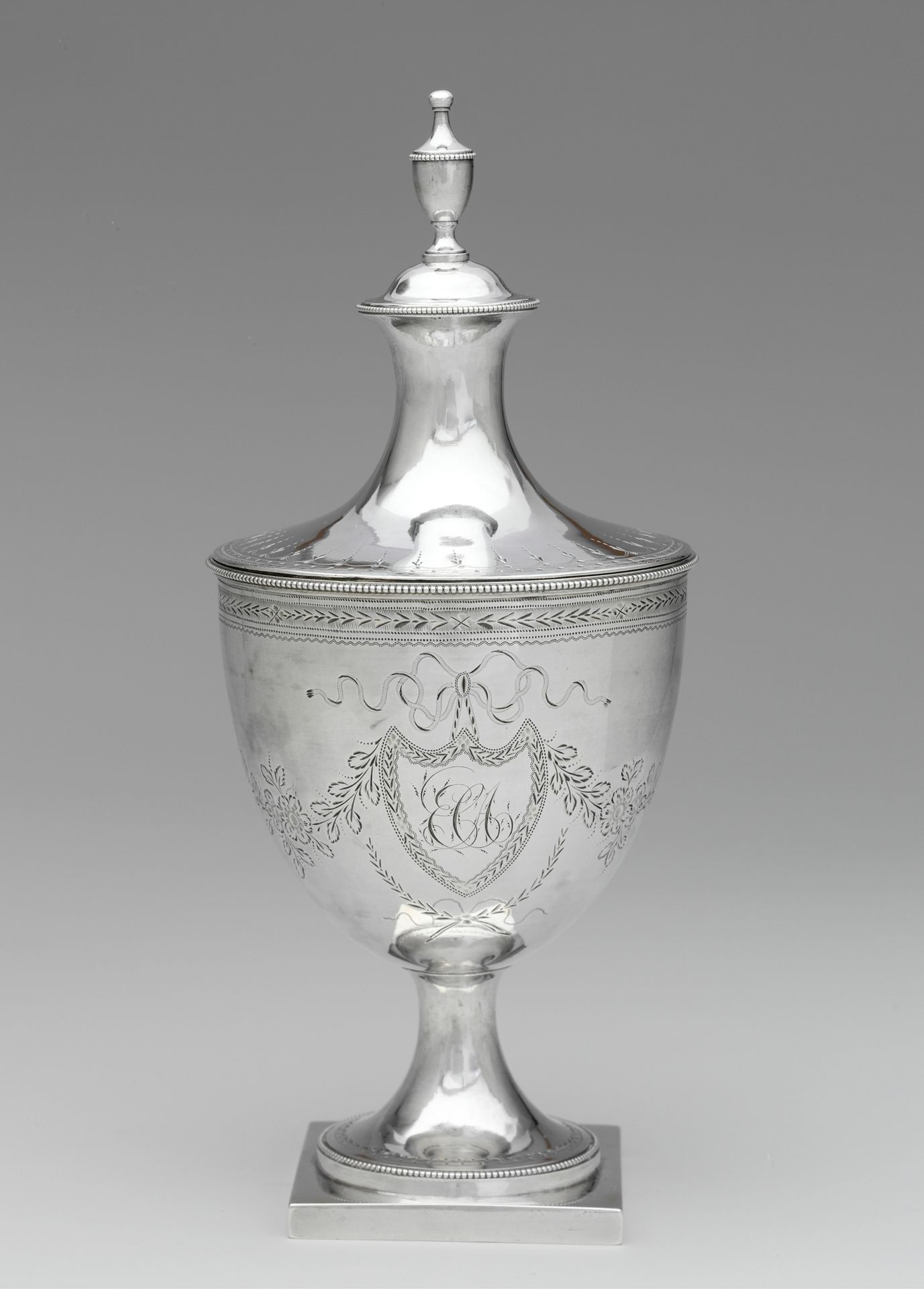 Covered sugar bowl by William W. Gilbert