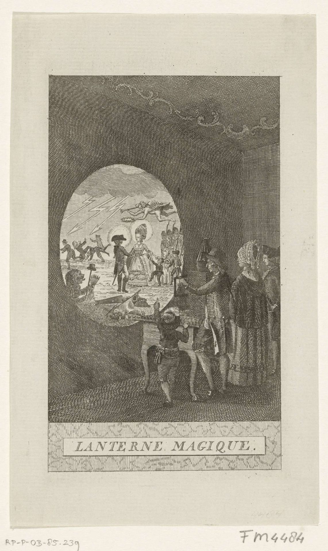 Titelpagina voor: Lanterne Magique, 1782-1783 by Anonymous