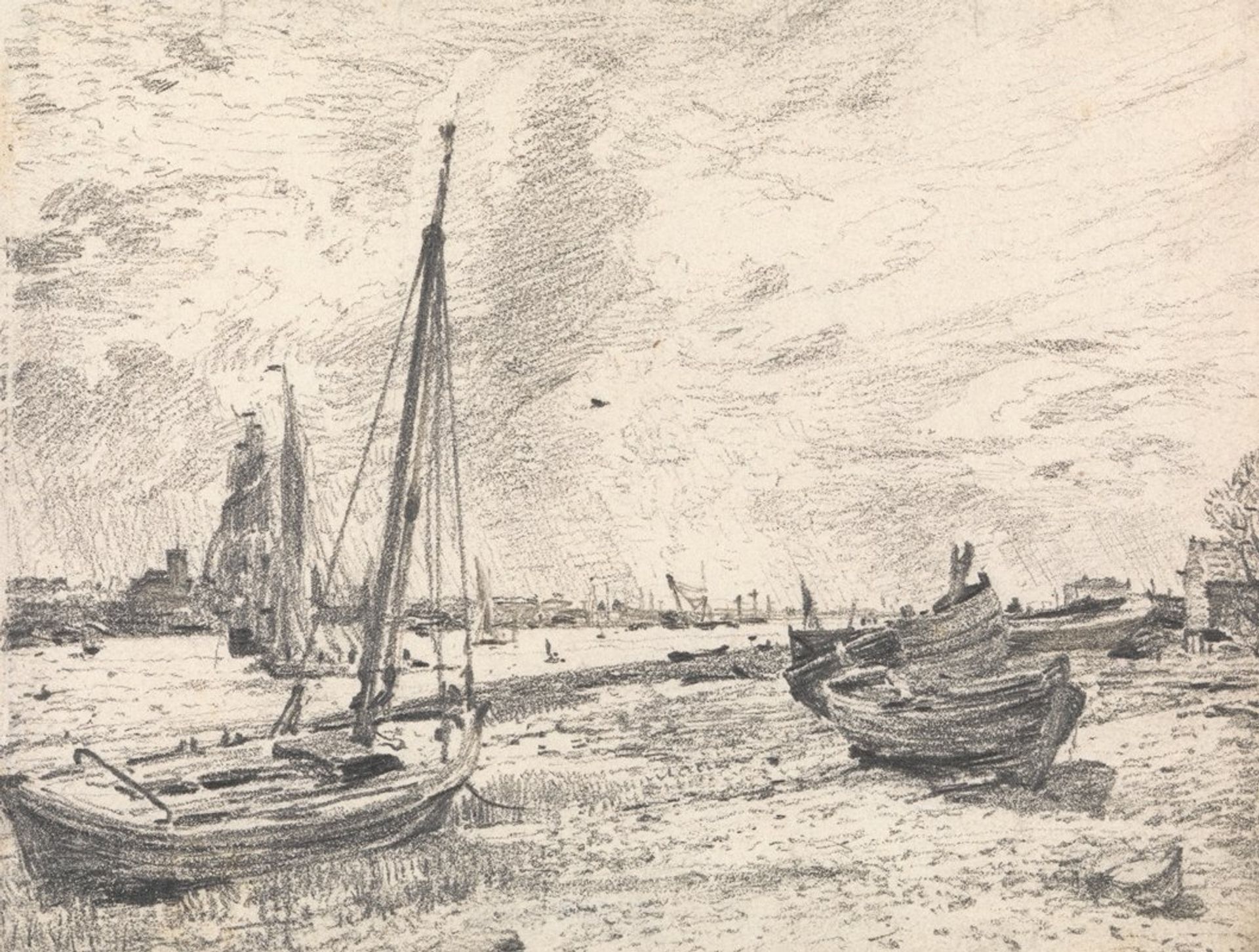 Shipping on the Thames by John Constable