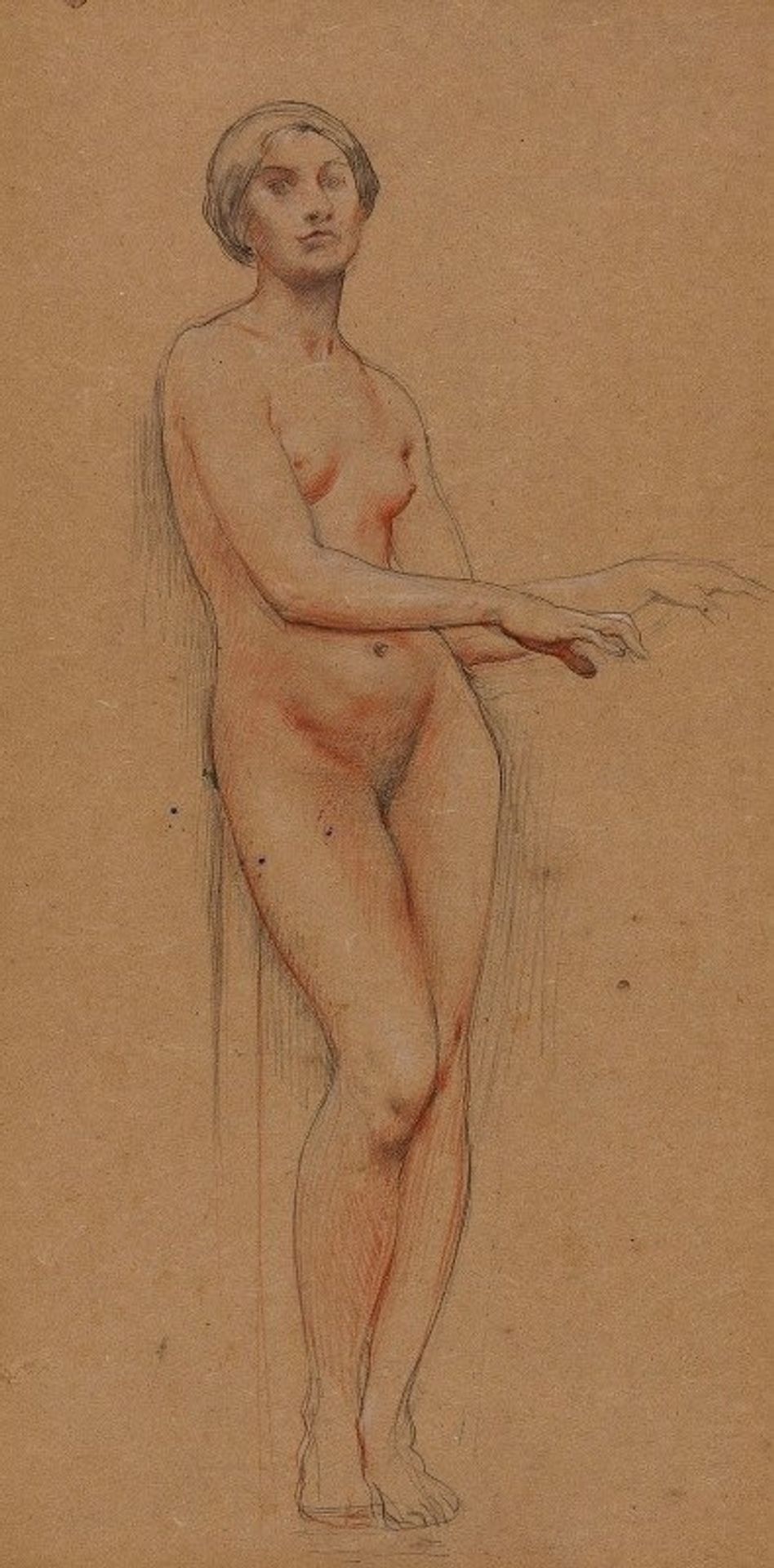 Etude de femme nue by Luc-Olivier Merson