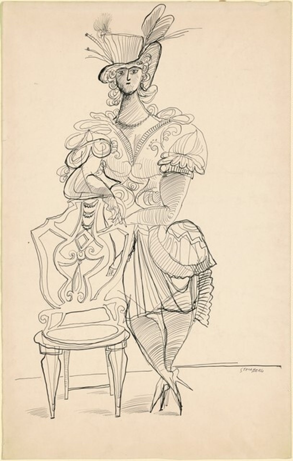 Belle I by Saul Steinberg