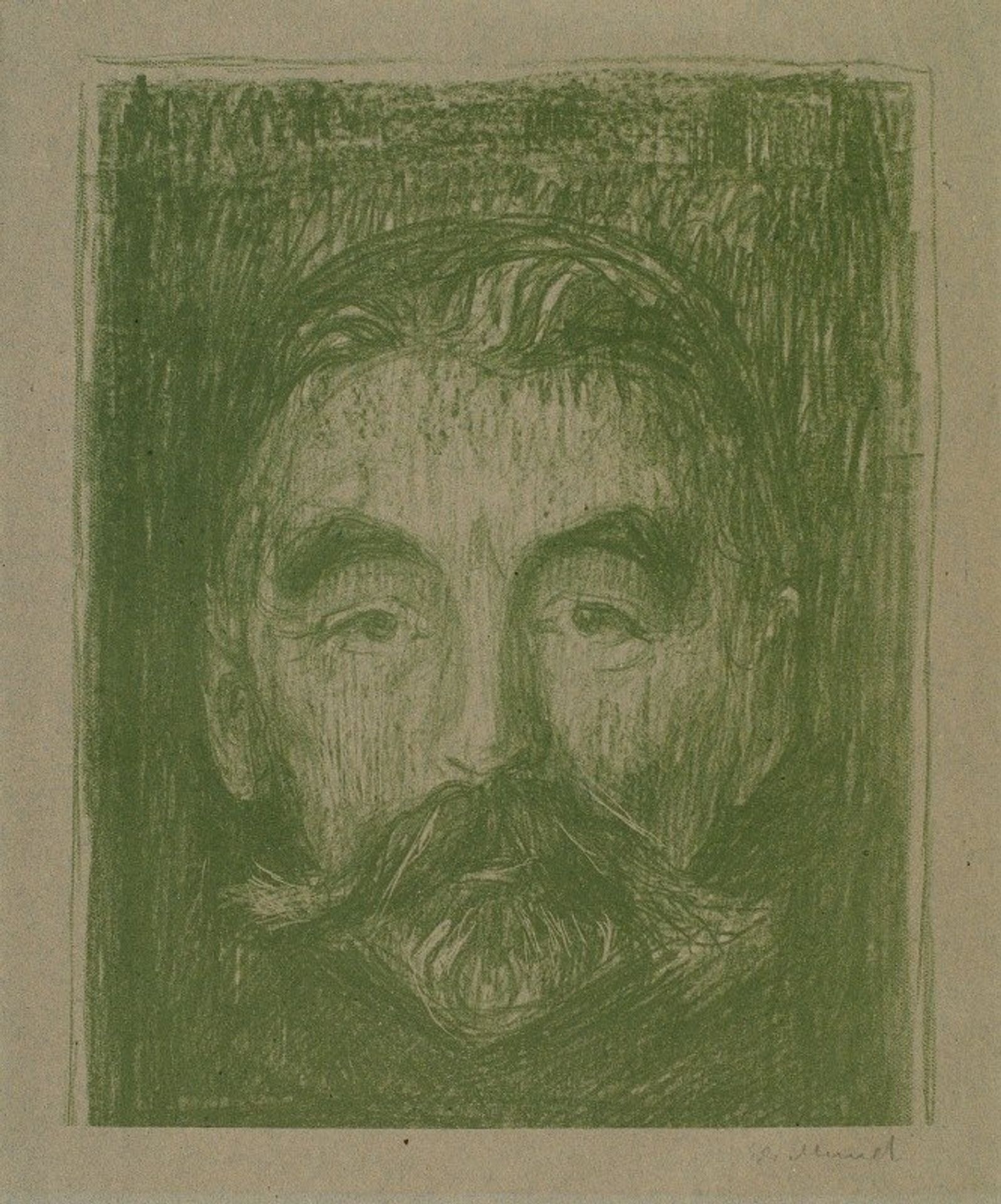 Stéphane Mallarmé by Edvard Munch