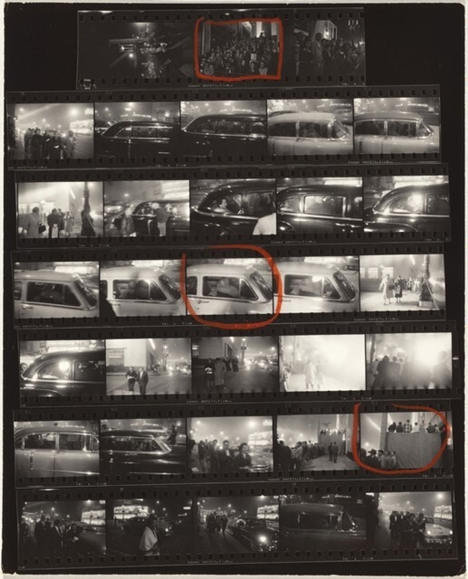 Guggenheim 461--"Helen of Troy" premiere, Hollywood by Robert Frank