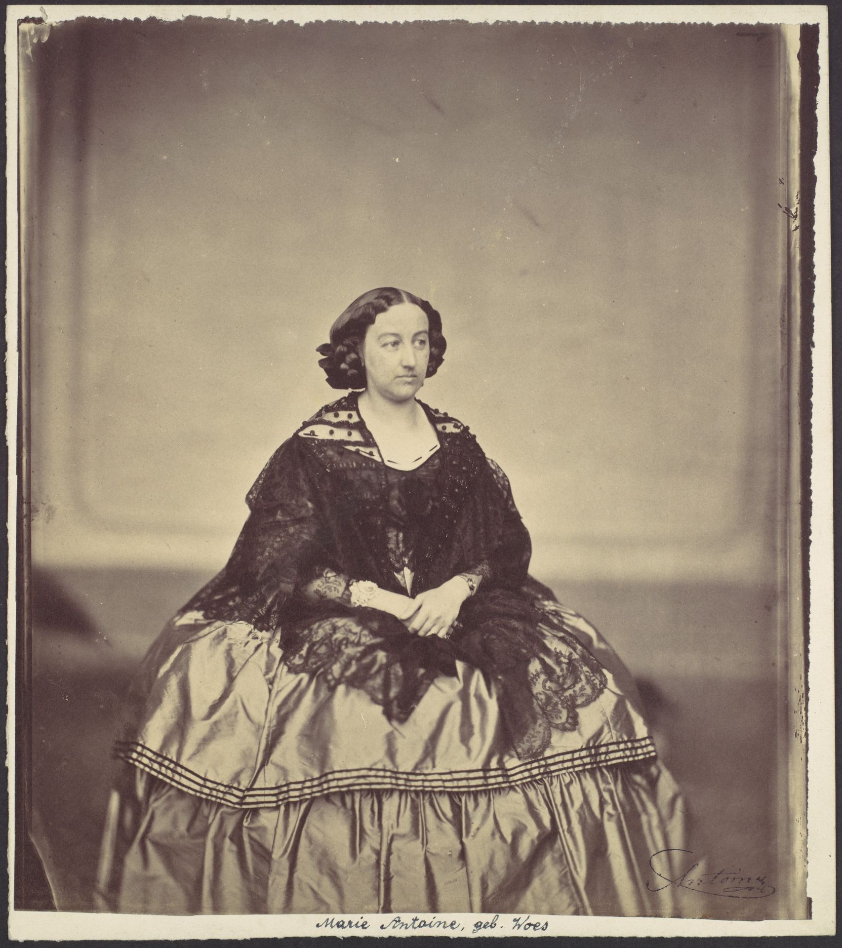 Marie Antoine, geb. Woes by Franz Antoine