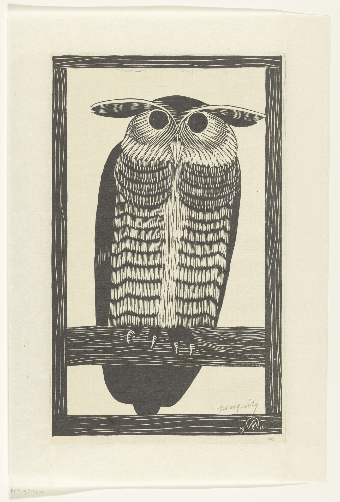 Hoornuil by Samuel Jessurun de Mesquita