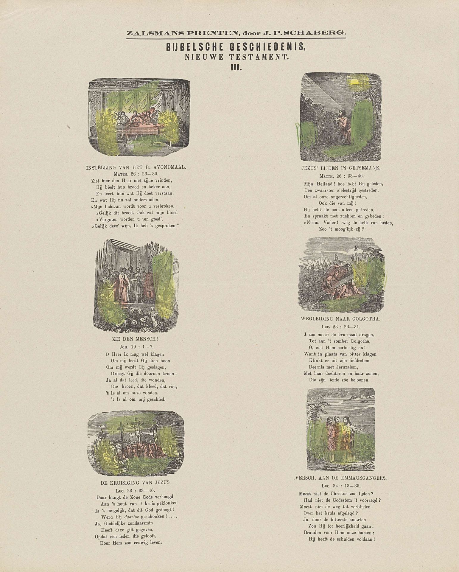 Bijbelsche geschiedenis / Nieuwe Testament by Gerhardus Philippus Zalsman