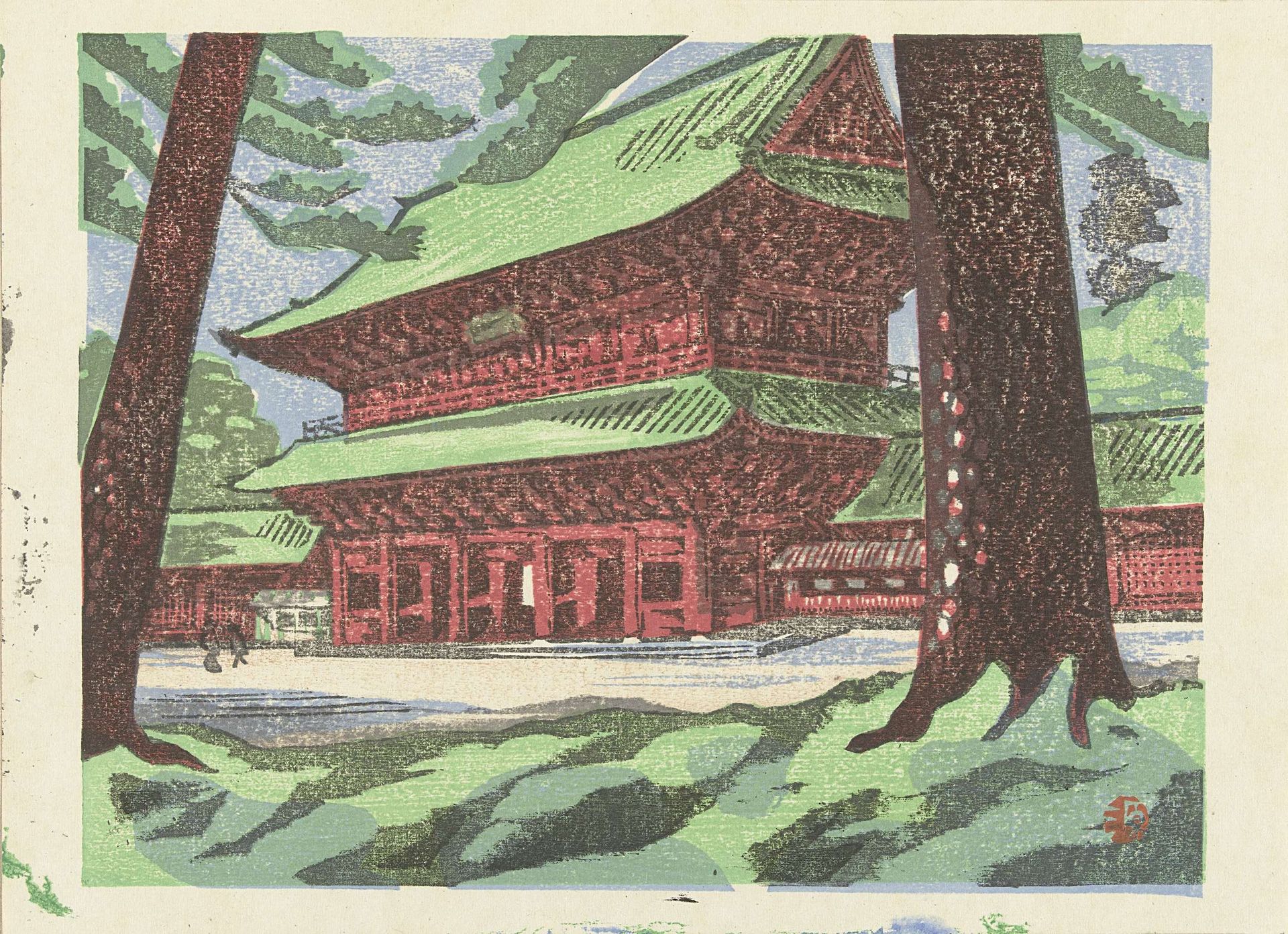 Zojoji tempel by Gen Yamaguchi