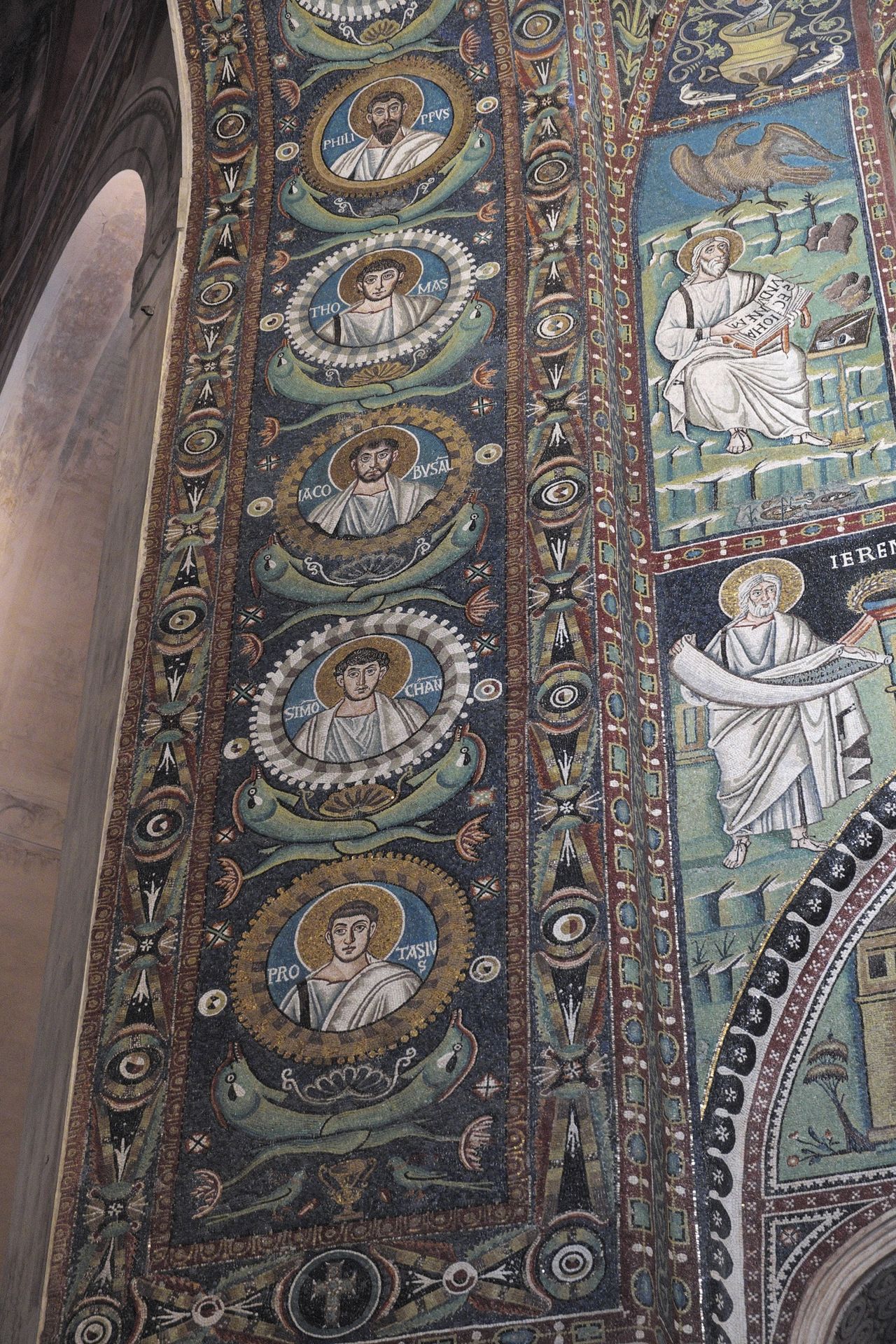 Mosaics of the Evangelists by Byzantine Mosaics
