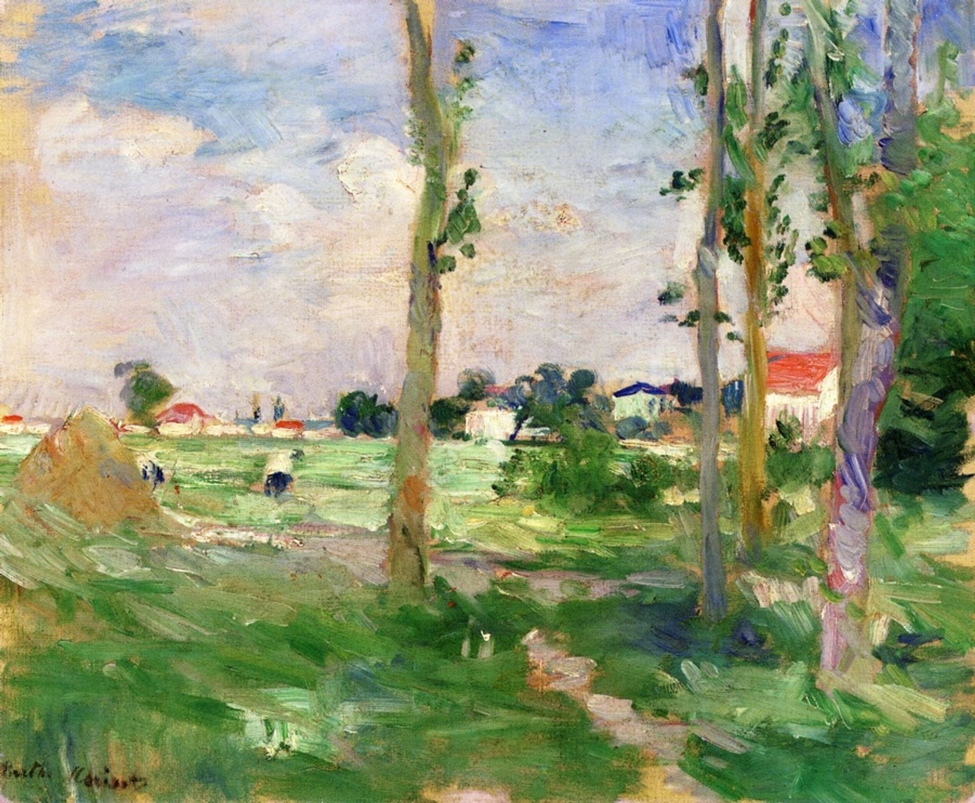 Landscape of Creuse by Berthe Morisot