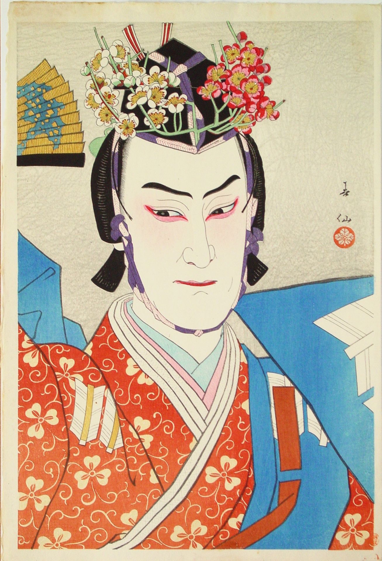 Morita Kanya as Genta Kagesuse by Natori Shunsen