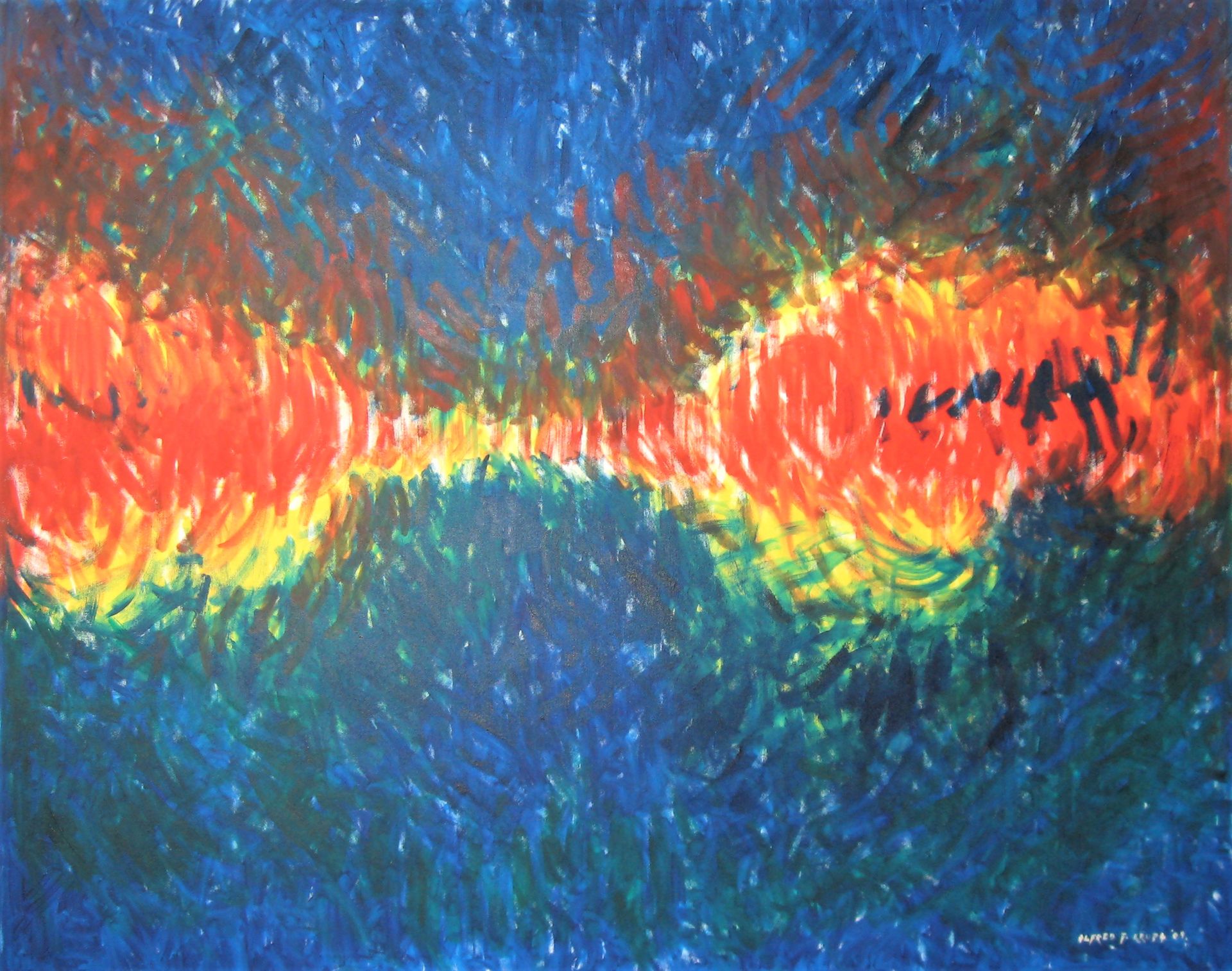 ‘Coasts on Fire’ by Alfred Freddy Krupa