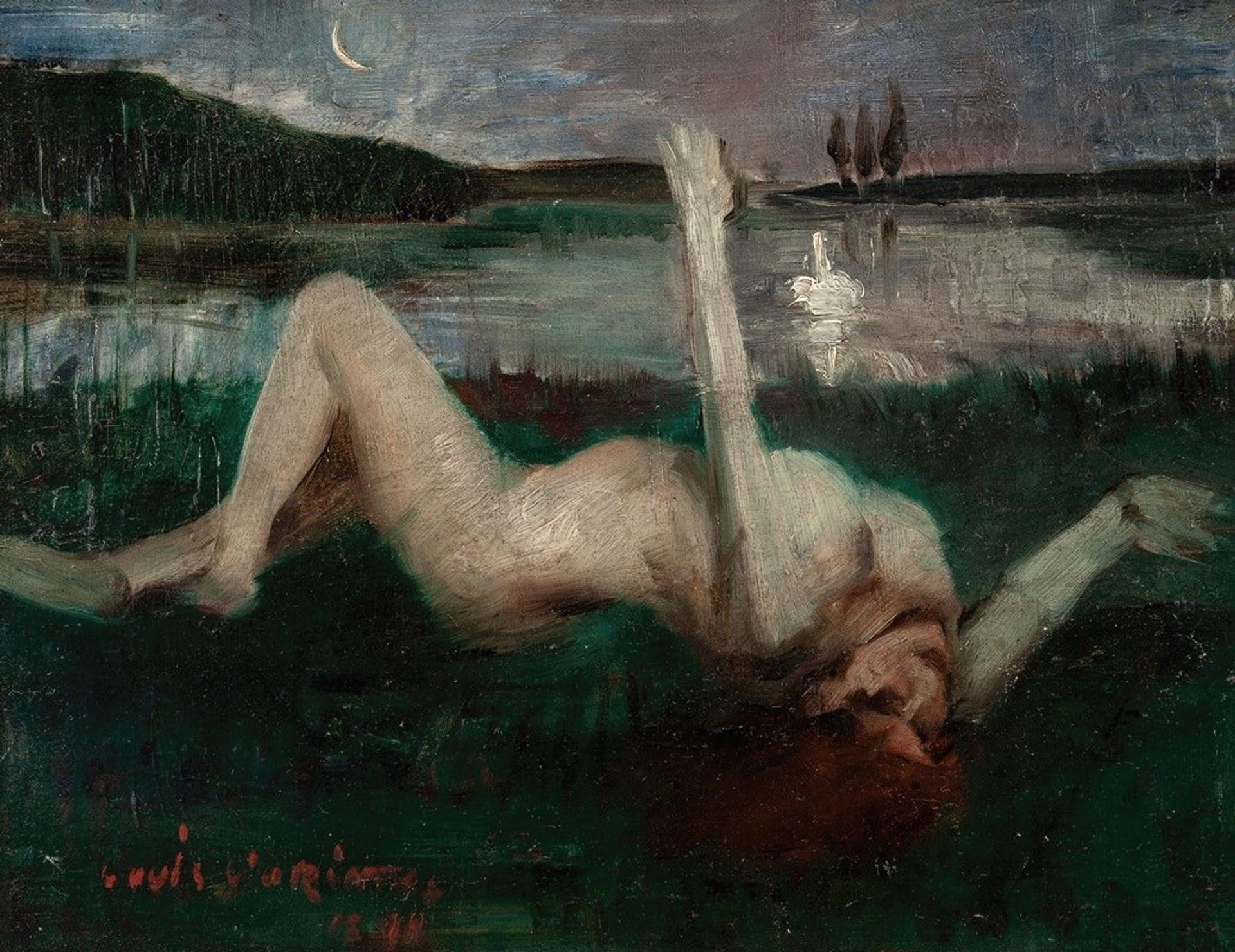 Leda by Lovis Corinth