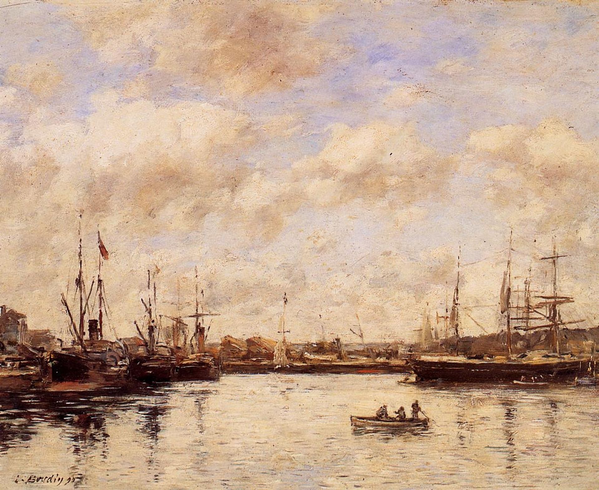 Le Havre by Eugène Boudin