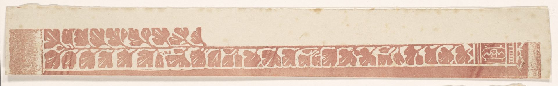 Ornament met bladeren by Bernard Willem Wierink