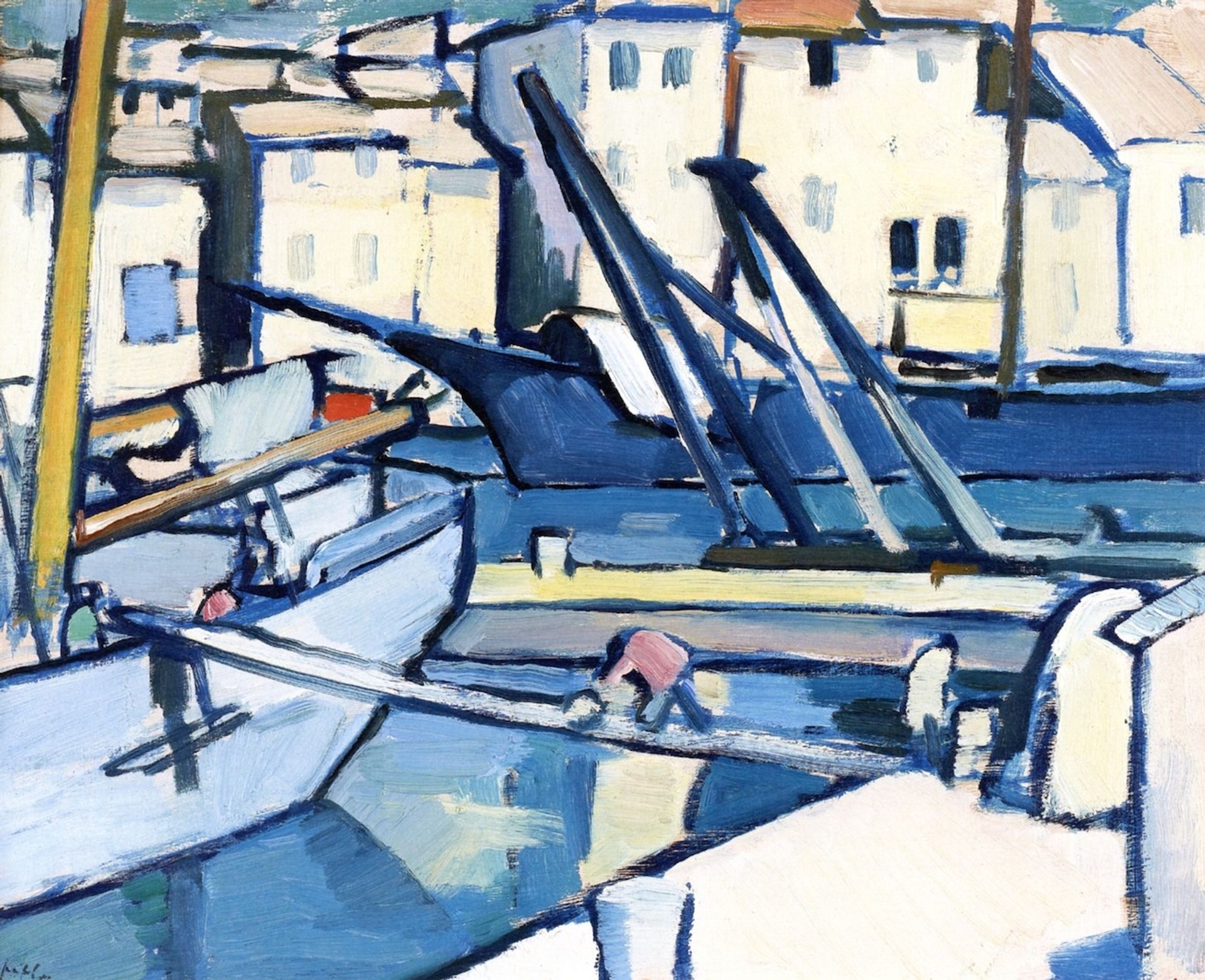 In Port, Cassis by Samuel Peploe