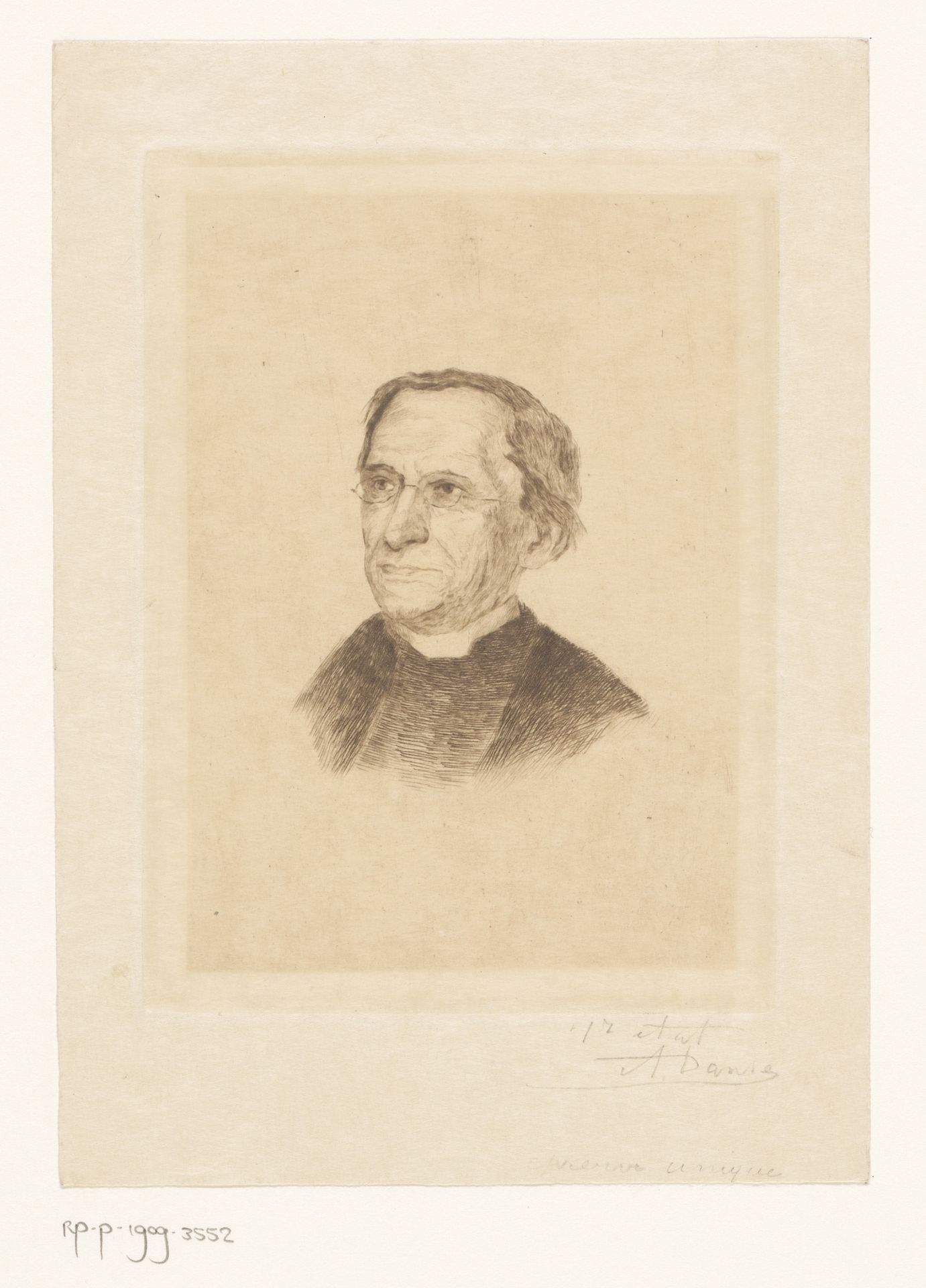 Portret van Charles de Harlez by Auguste Danse