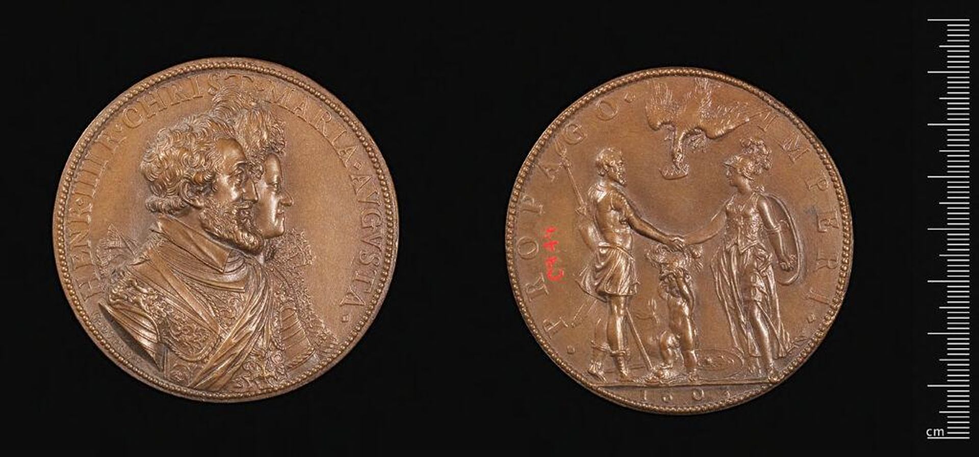 Henry IV of France (1553-1610) and Marie de'Medici (1575-1642) by Anonymous