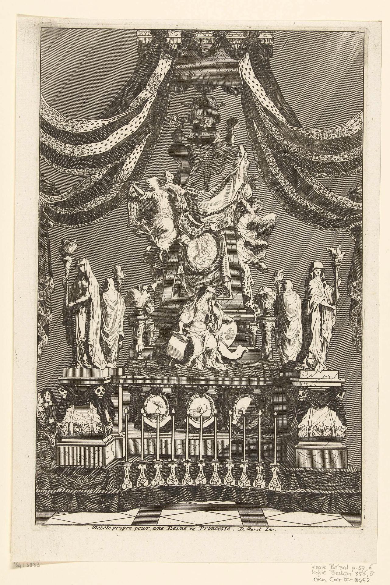 Mausoleum voor een konigin of prinses by Anonymous