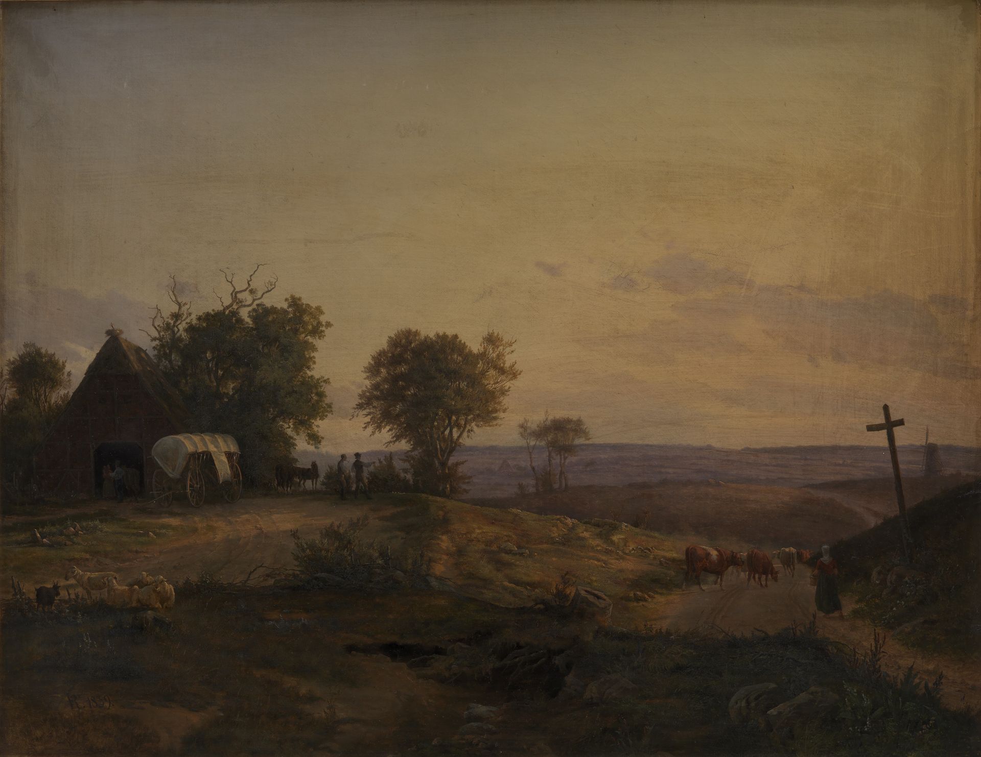 View of the District near Segeberg, Germany by Frederik Rohde