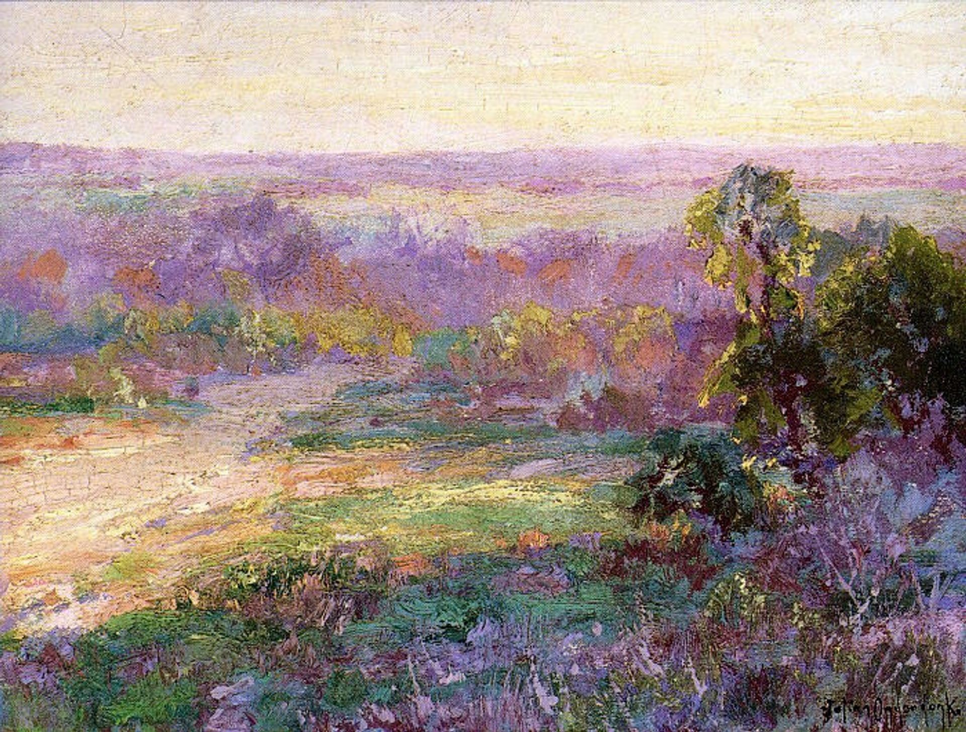 Last Rays of Sunlight, Early Spring in San Antonio by Robert Julian Onderdonk
