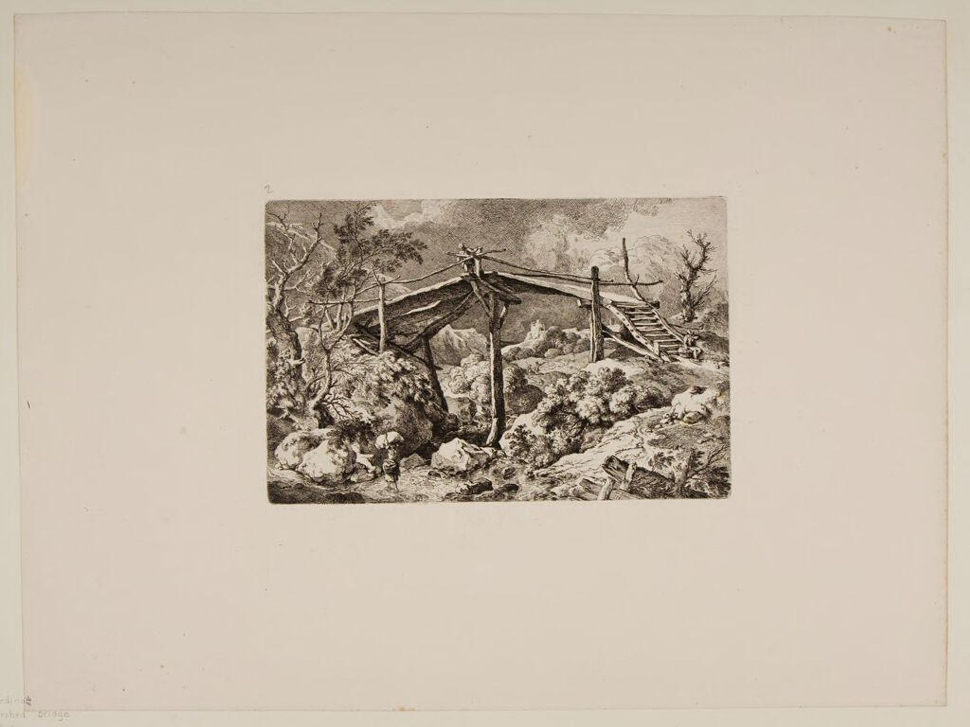 Arched Bridge by Ferdinand Kobell