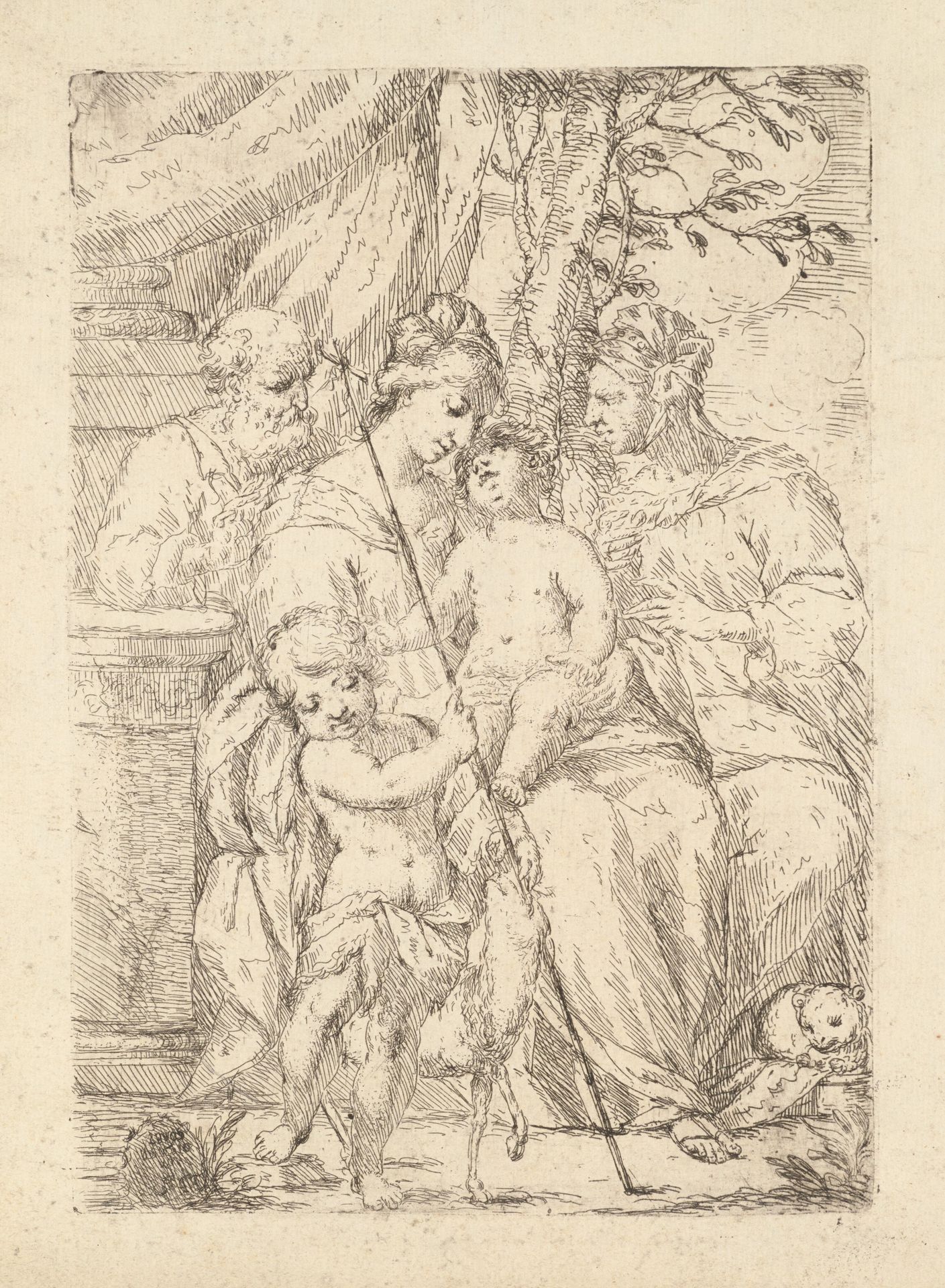 Holy Family with Saint Elizabeth by Giuseppe Diamantini