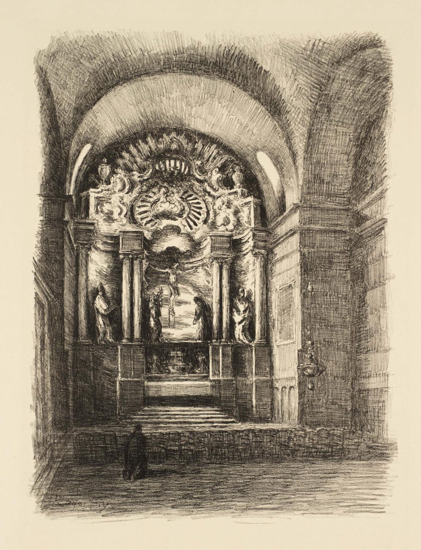Baroque Altar, Perpignon by Roger Fry