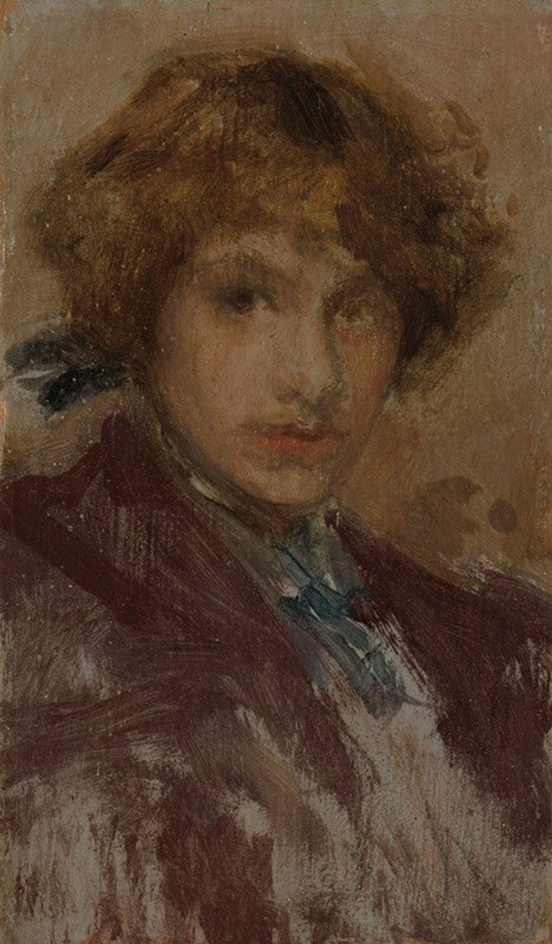 Study of a Girl’s Head and Shoulders by James Abbott McNeill Whistler